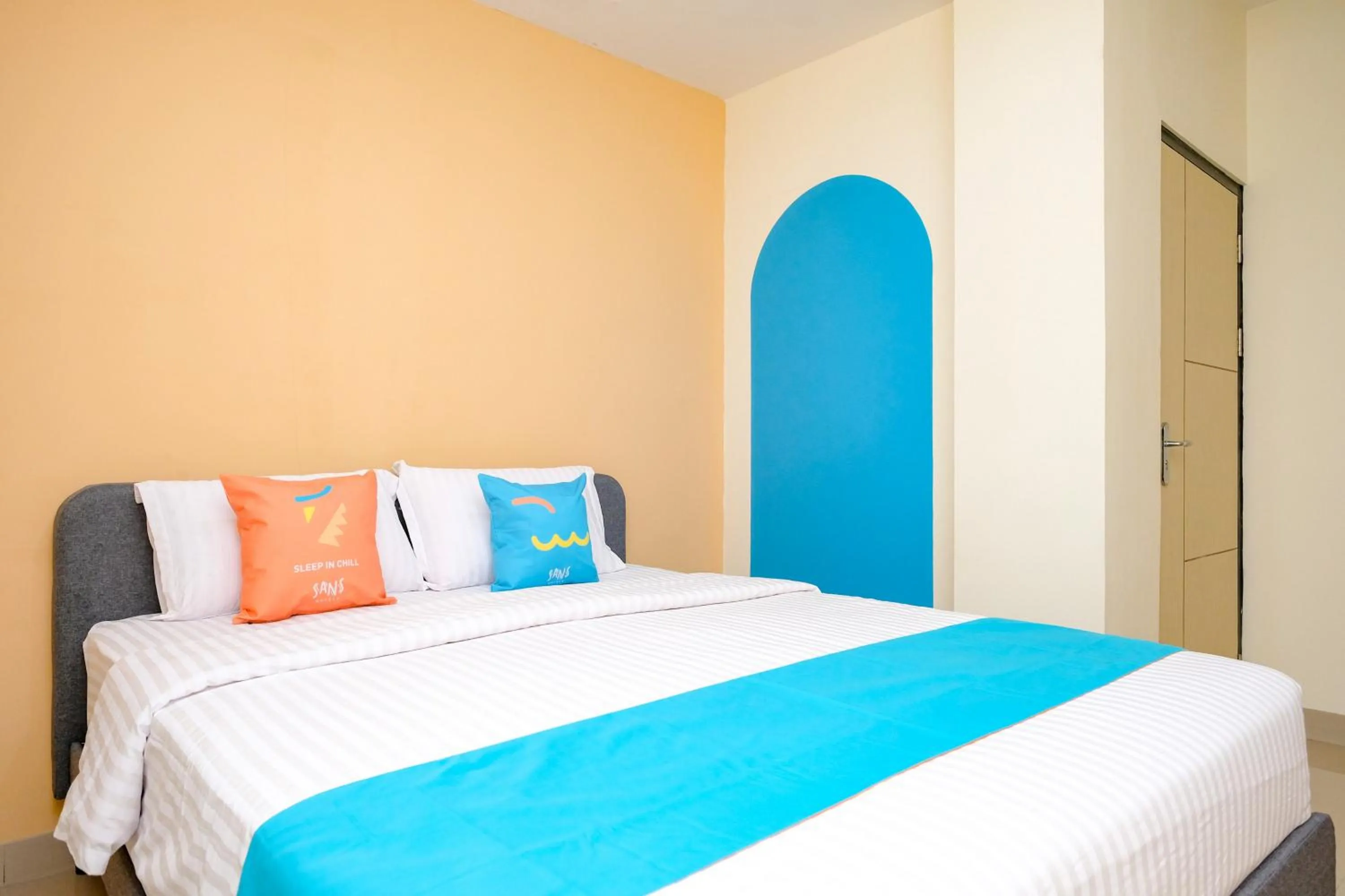 Bedroom, Bed in Sans Hotel Mataram Malioboro