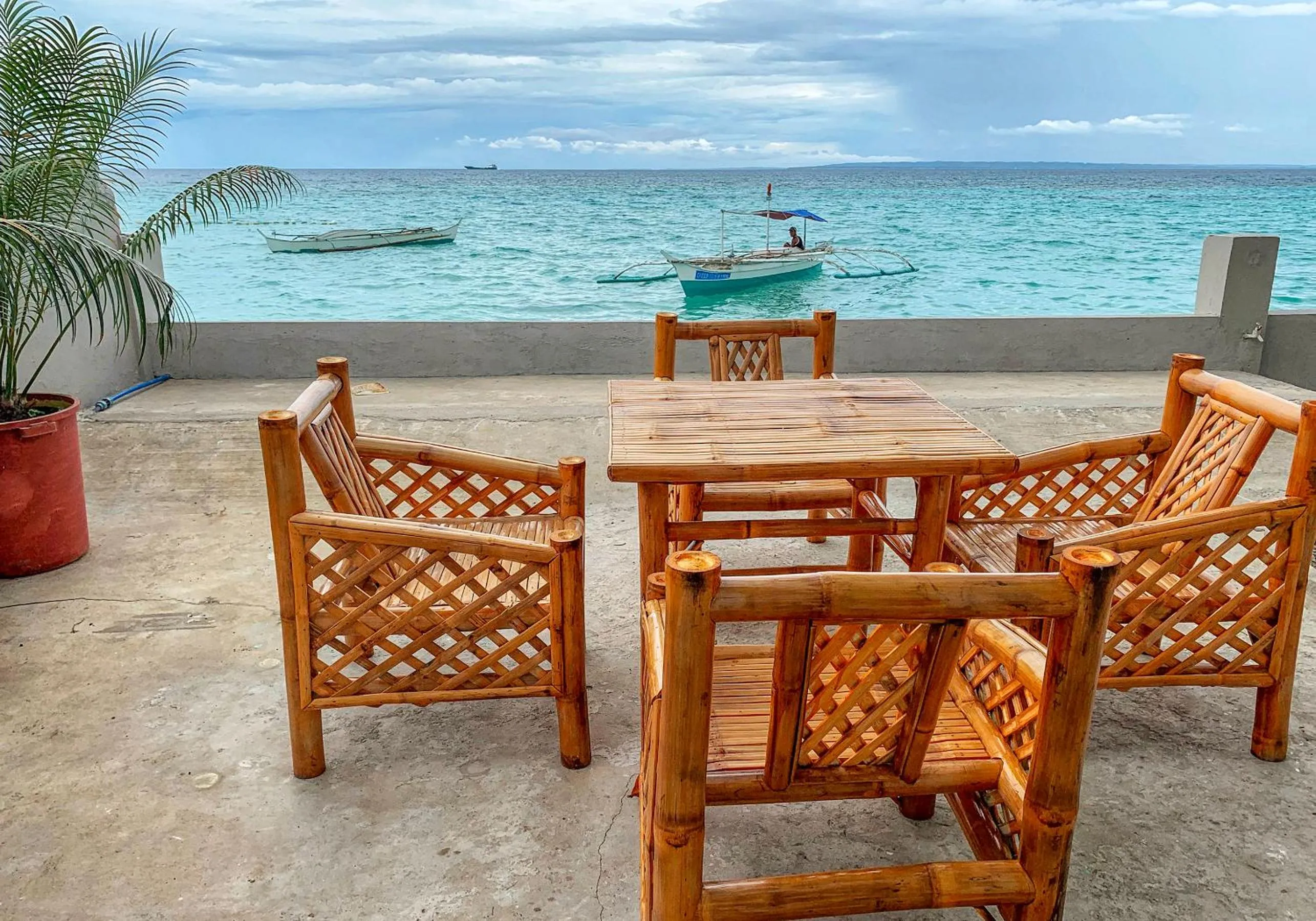 Patio, Beach in Sunrise Beach Club Resort Amanecer