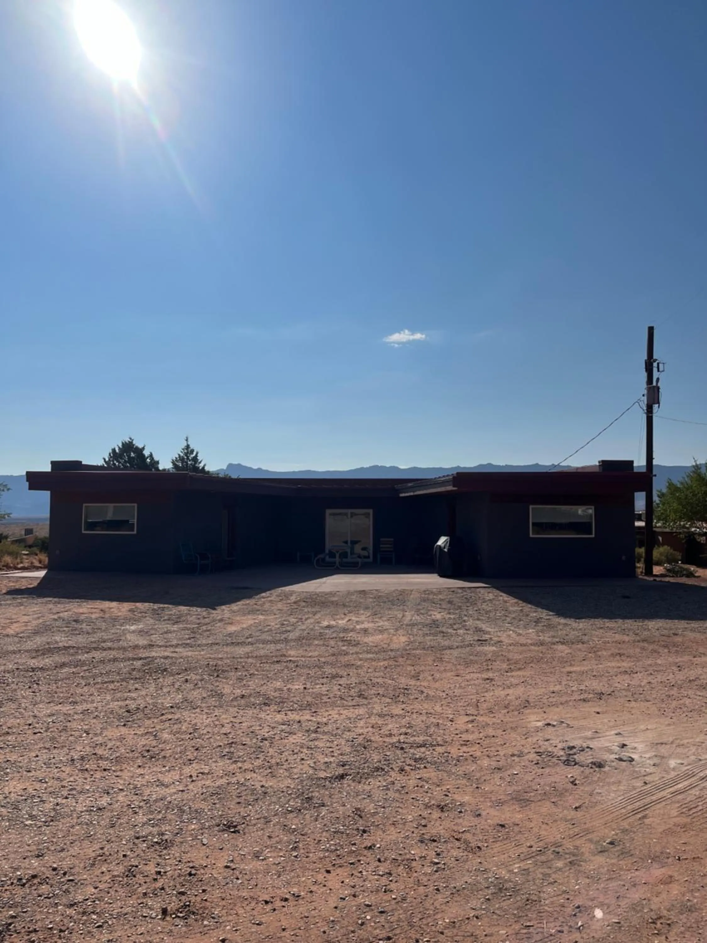 Natural landscape in Lee's Ferry Lodge at Vermilion Cliffs