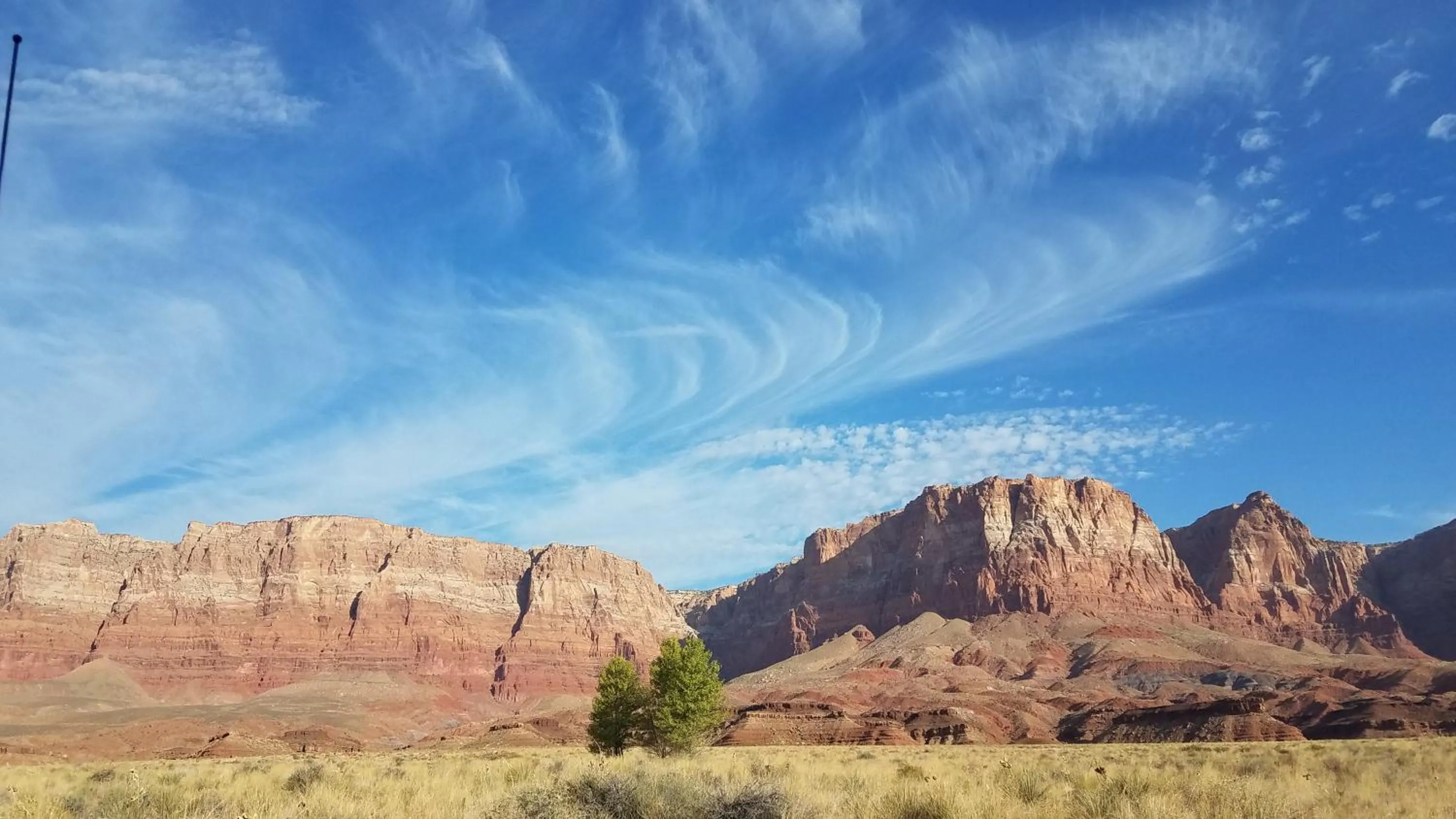 Natural landscape in Lee's Ferry Lodge at Vermilion Cliffs