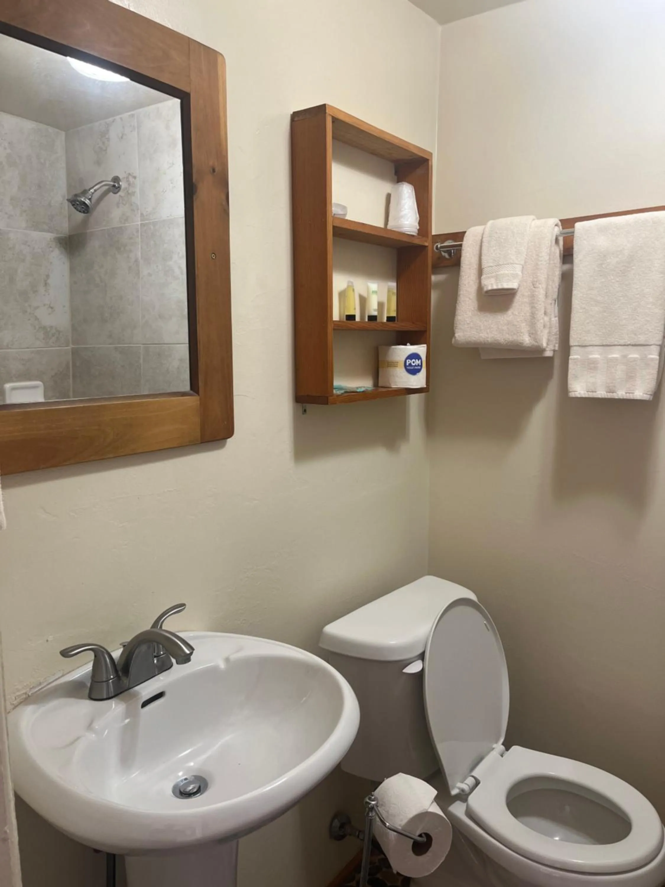 Bathroom in Lee's Ferry Lodge at Vermilion Cliffs