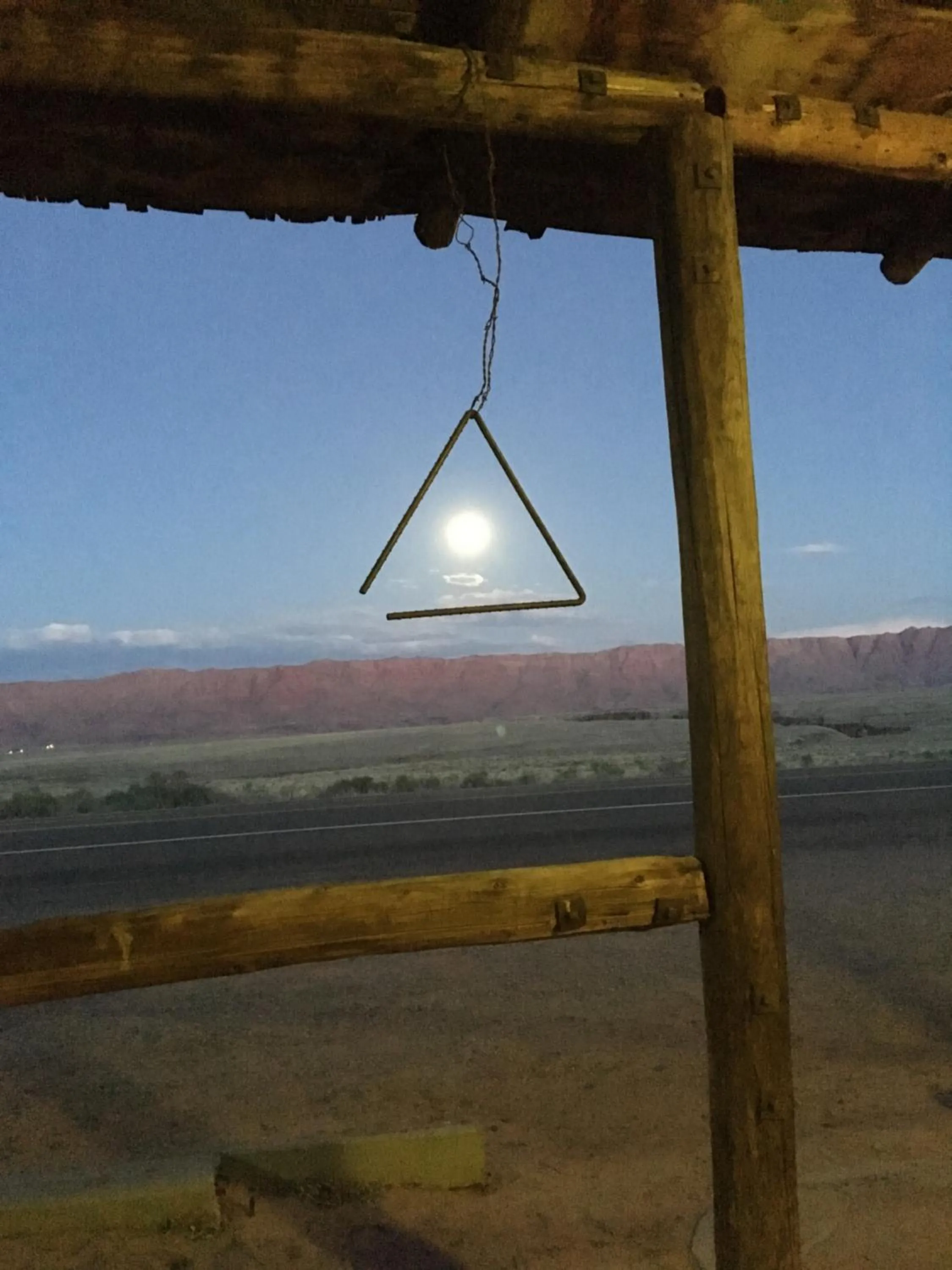 Patio in Lee's Ferry Lodge at Vermilion Cliffs
