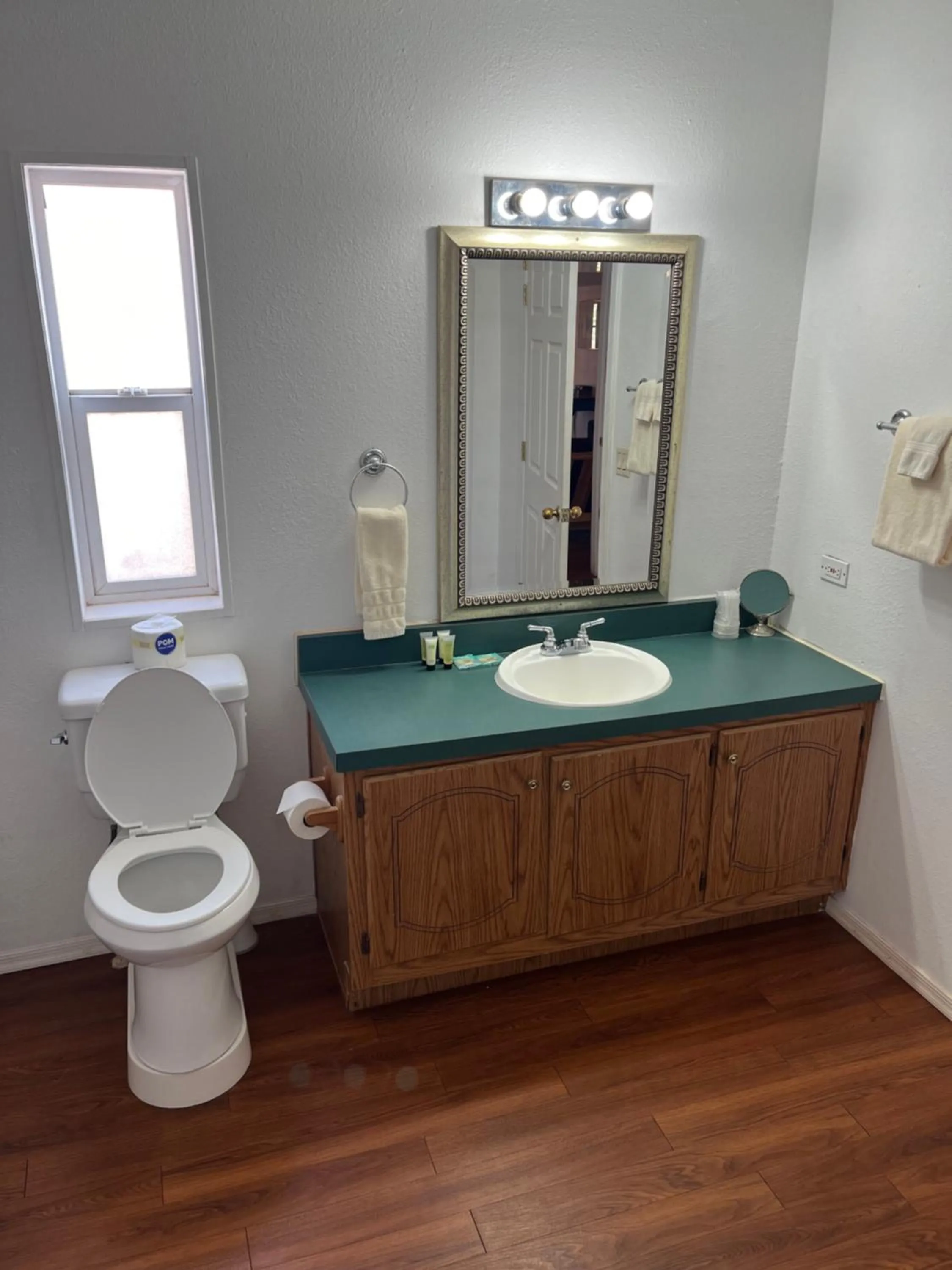 Toilet in Lee's Ferry Lodge at Vermilion Cliffs