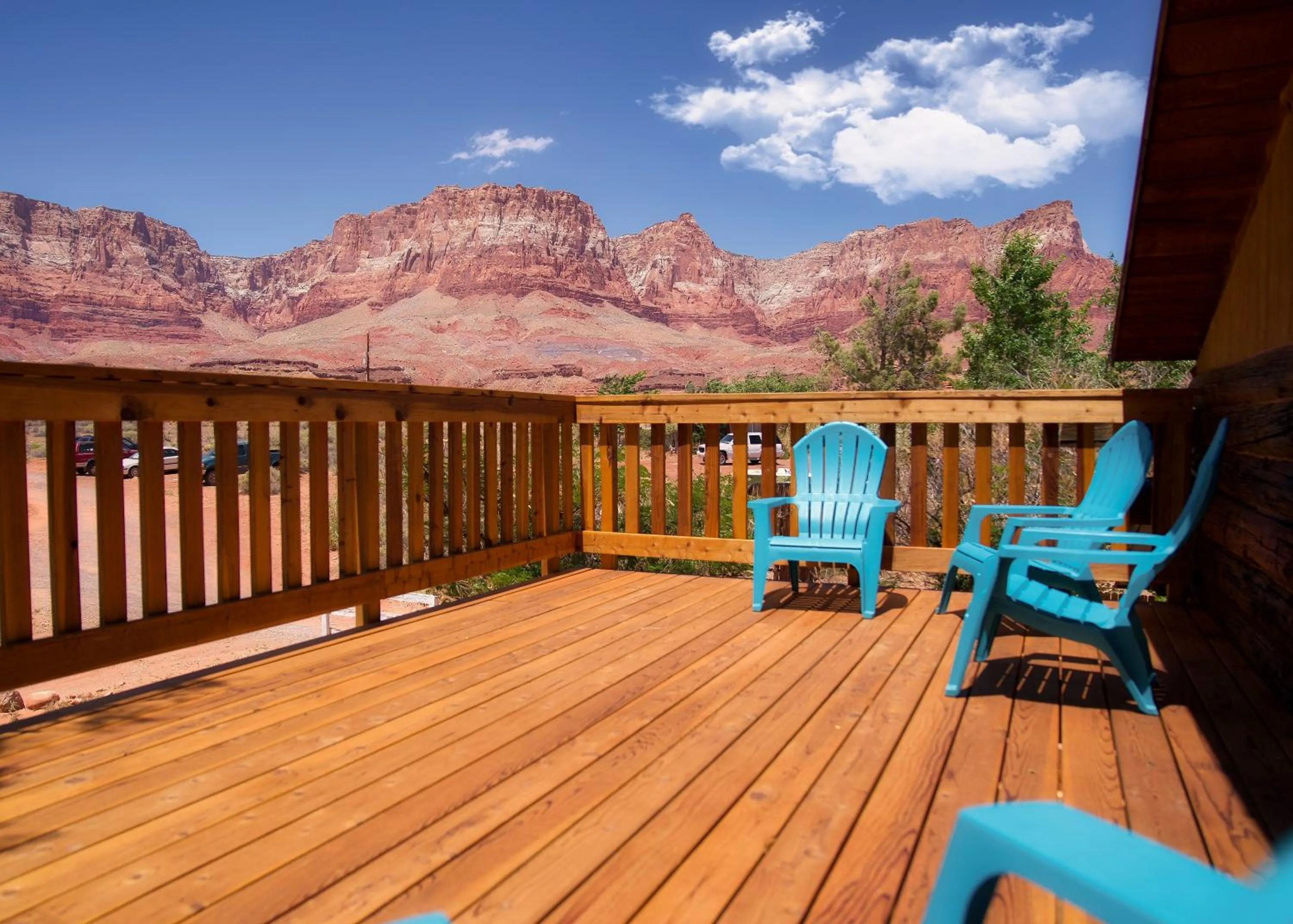 Natural landscape in Lee's Ferry Lodge at Vermilion Cliffs