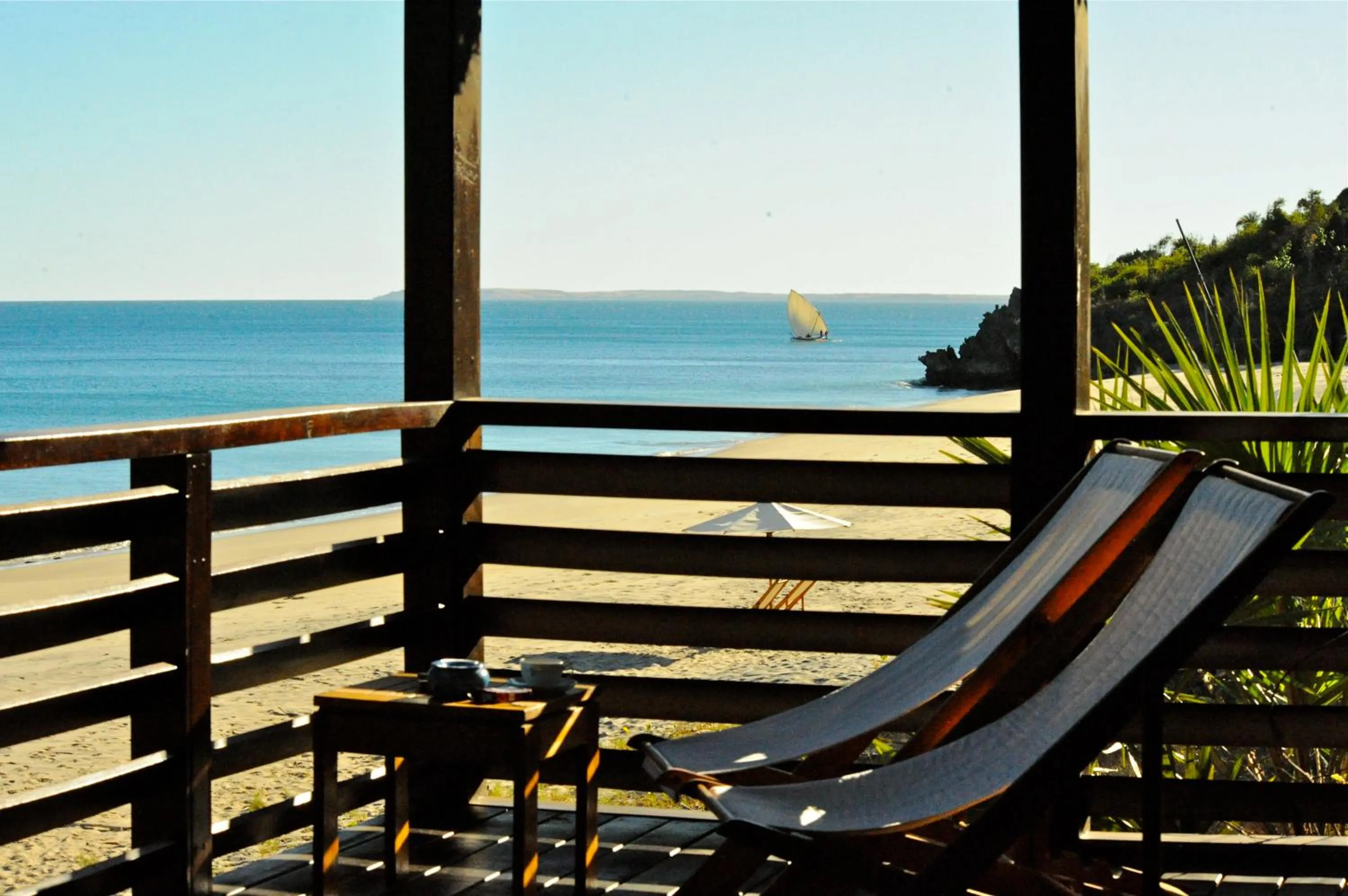 Balcony/Terrace in Anjajavy le Lodge - Relais&Châteaux