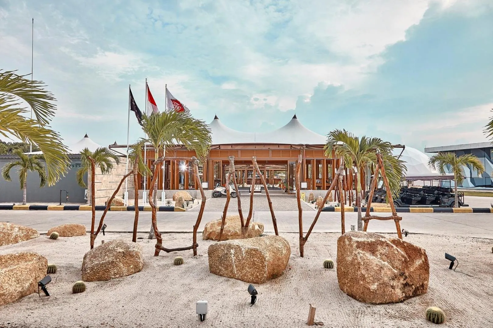 Lobby or reception in The ANMON Resort Bintan