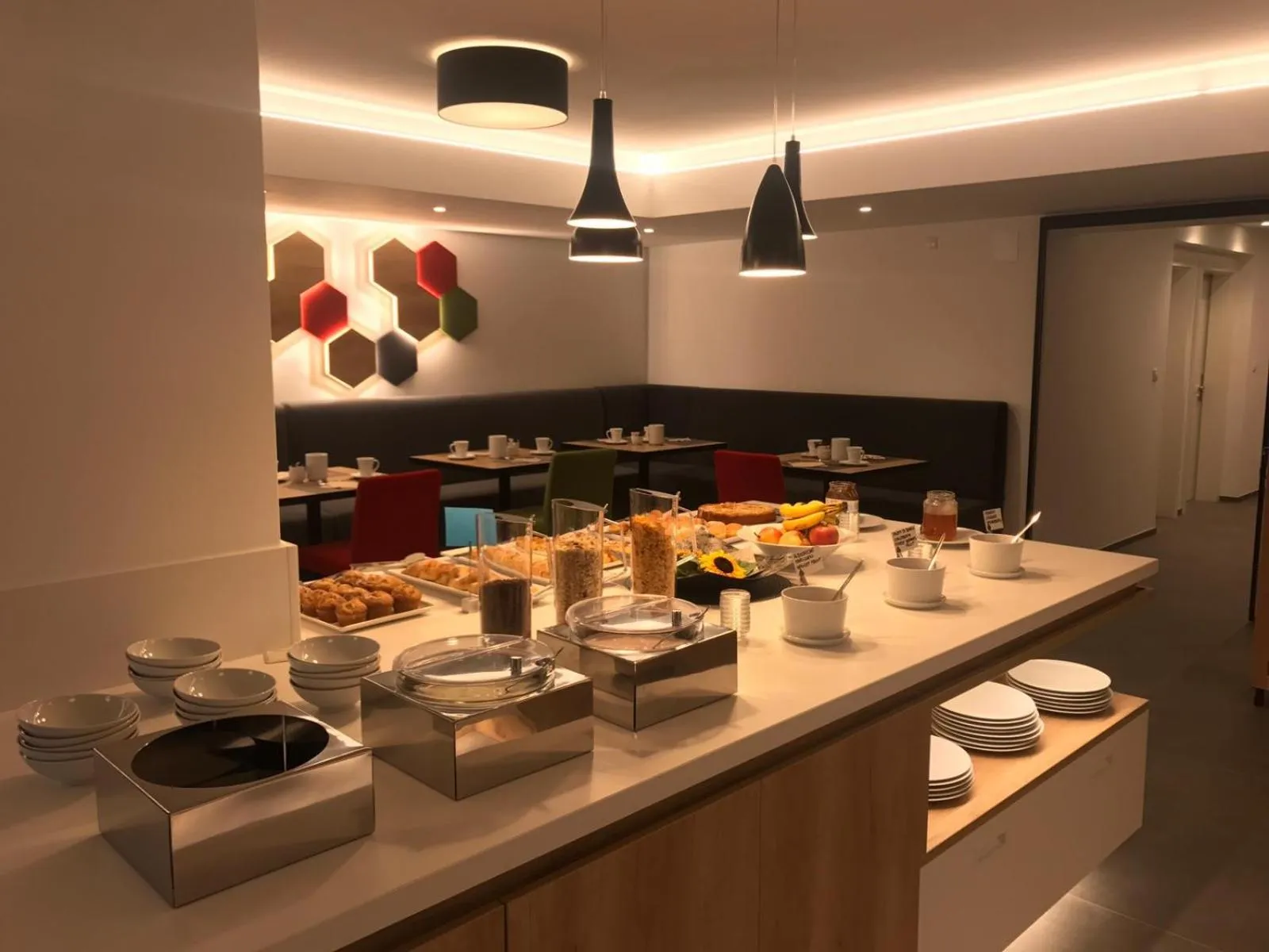 Buffet breakfast in Tourist Hotel