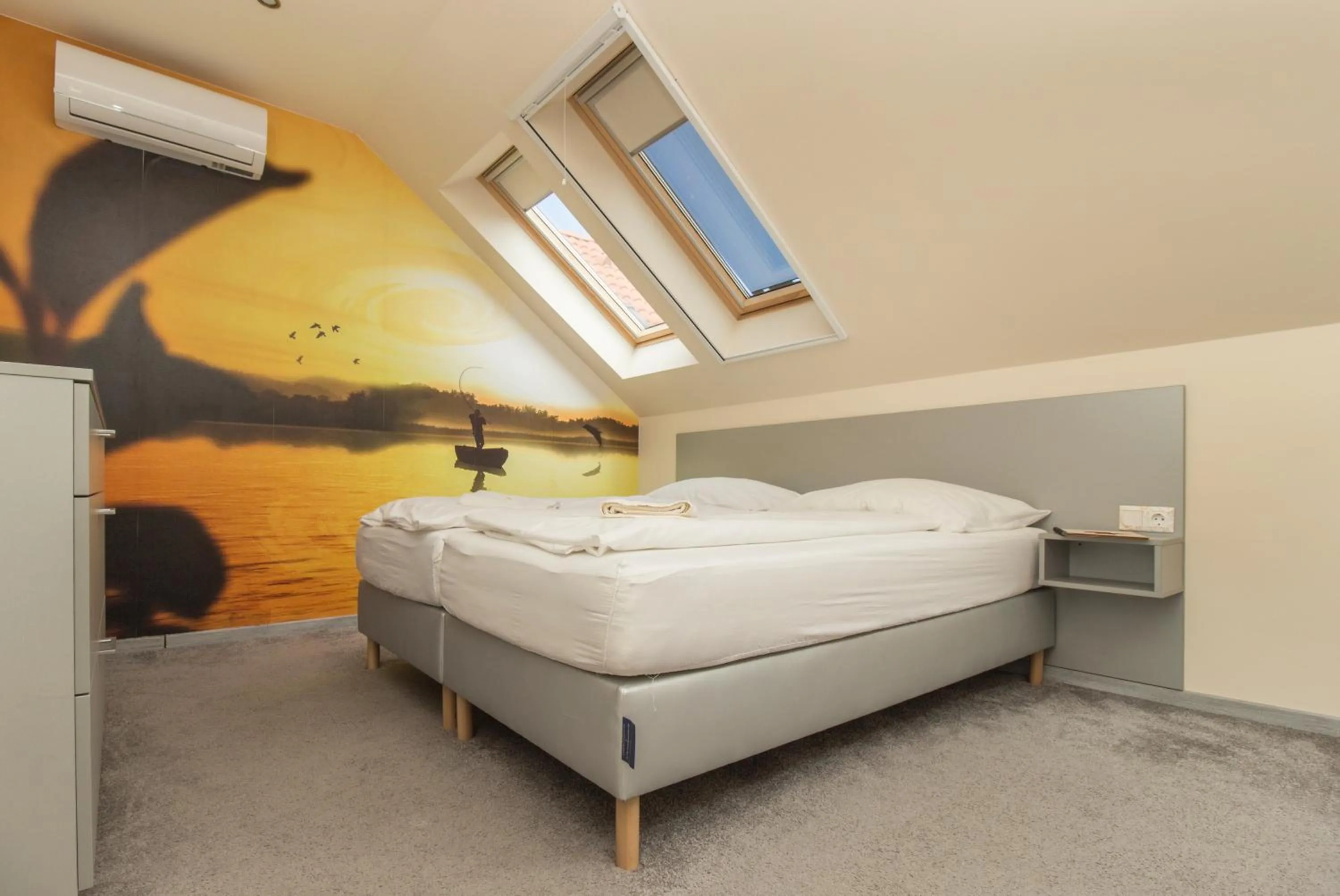 Bedroom, Bed in Ponty-Papa Rendezvényház