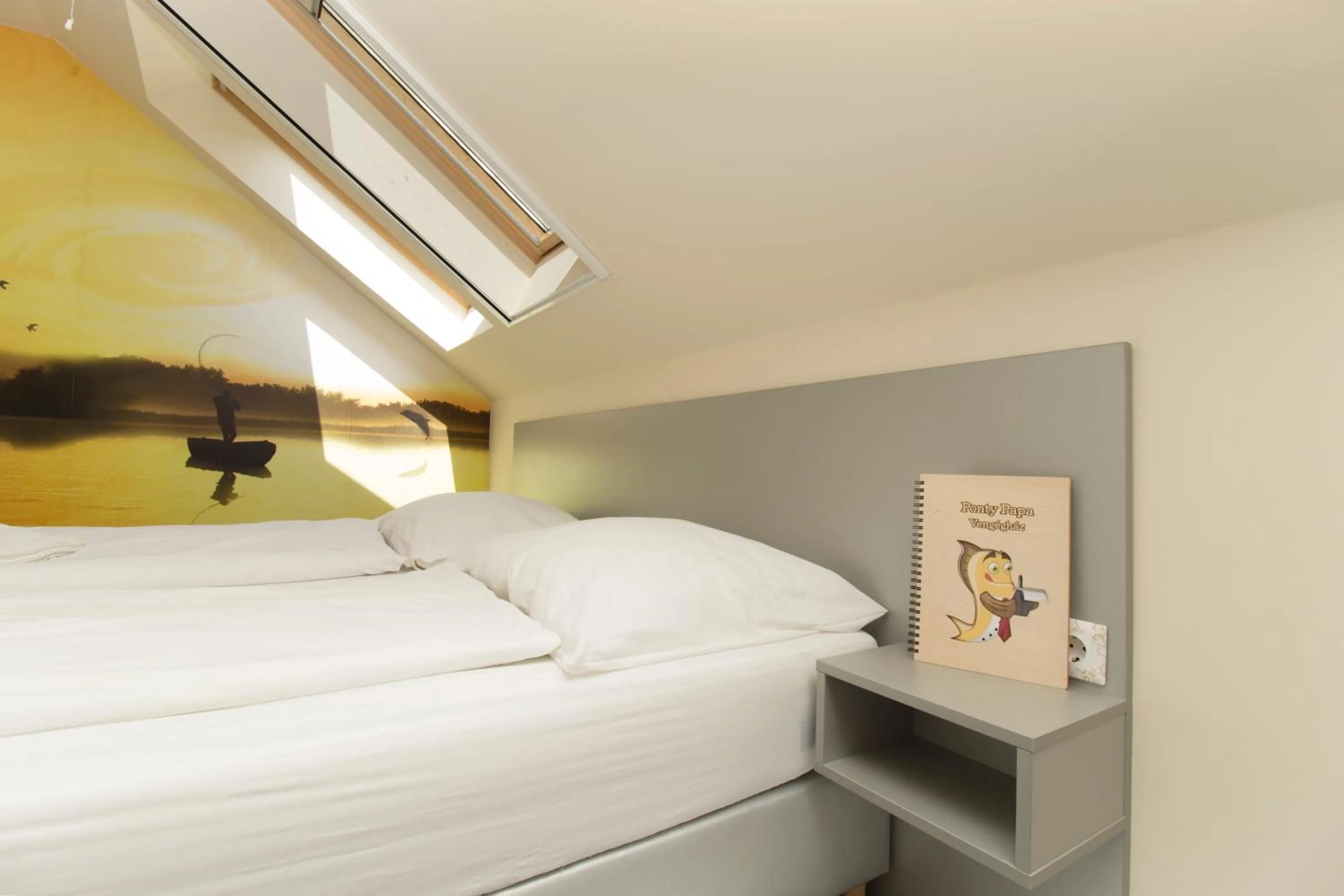 Bedroom, Bed in Ponty-Papa Rendezvényház