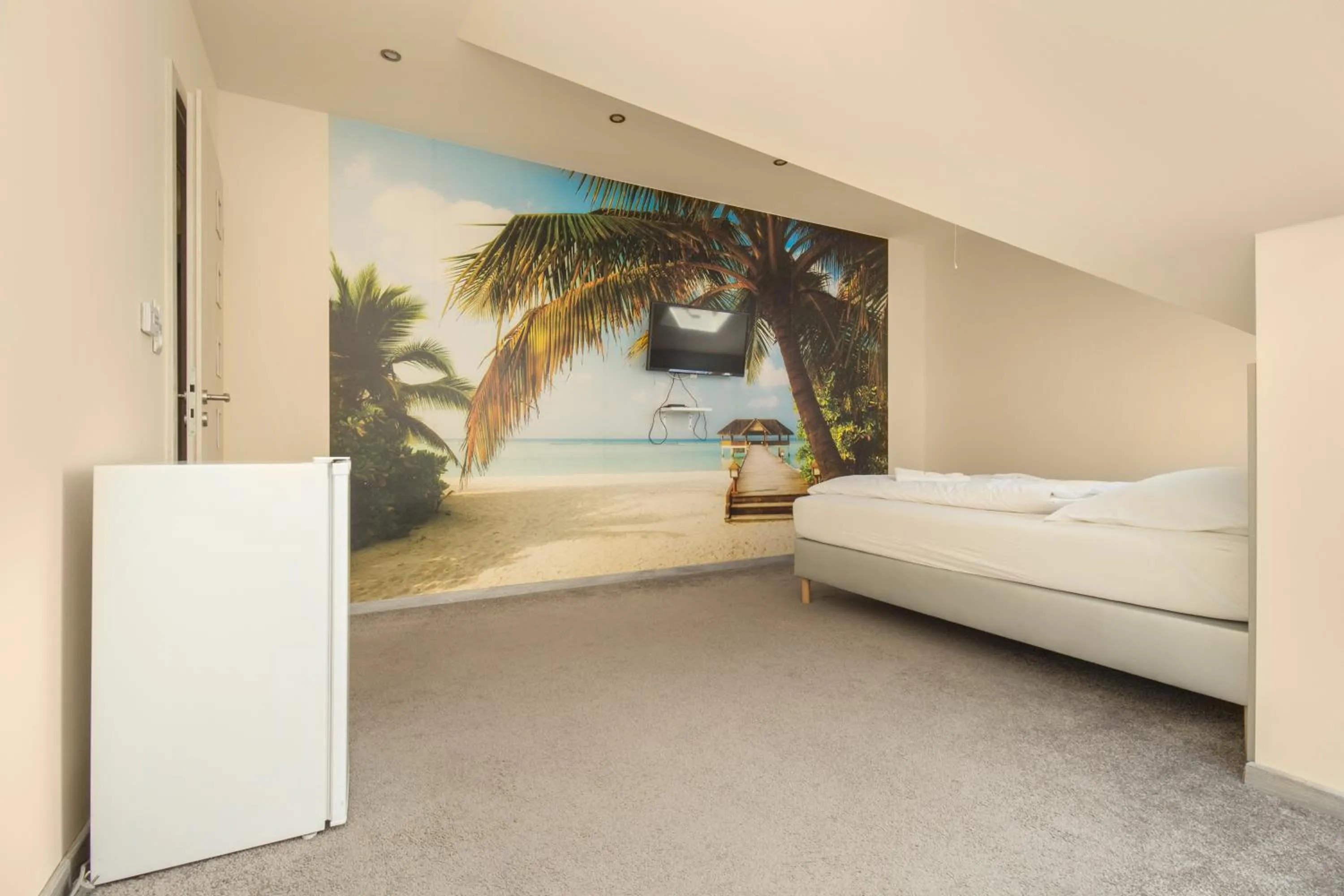 Bedroom, Bed in Ponty-Papa Rendezvényház