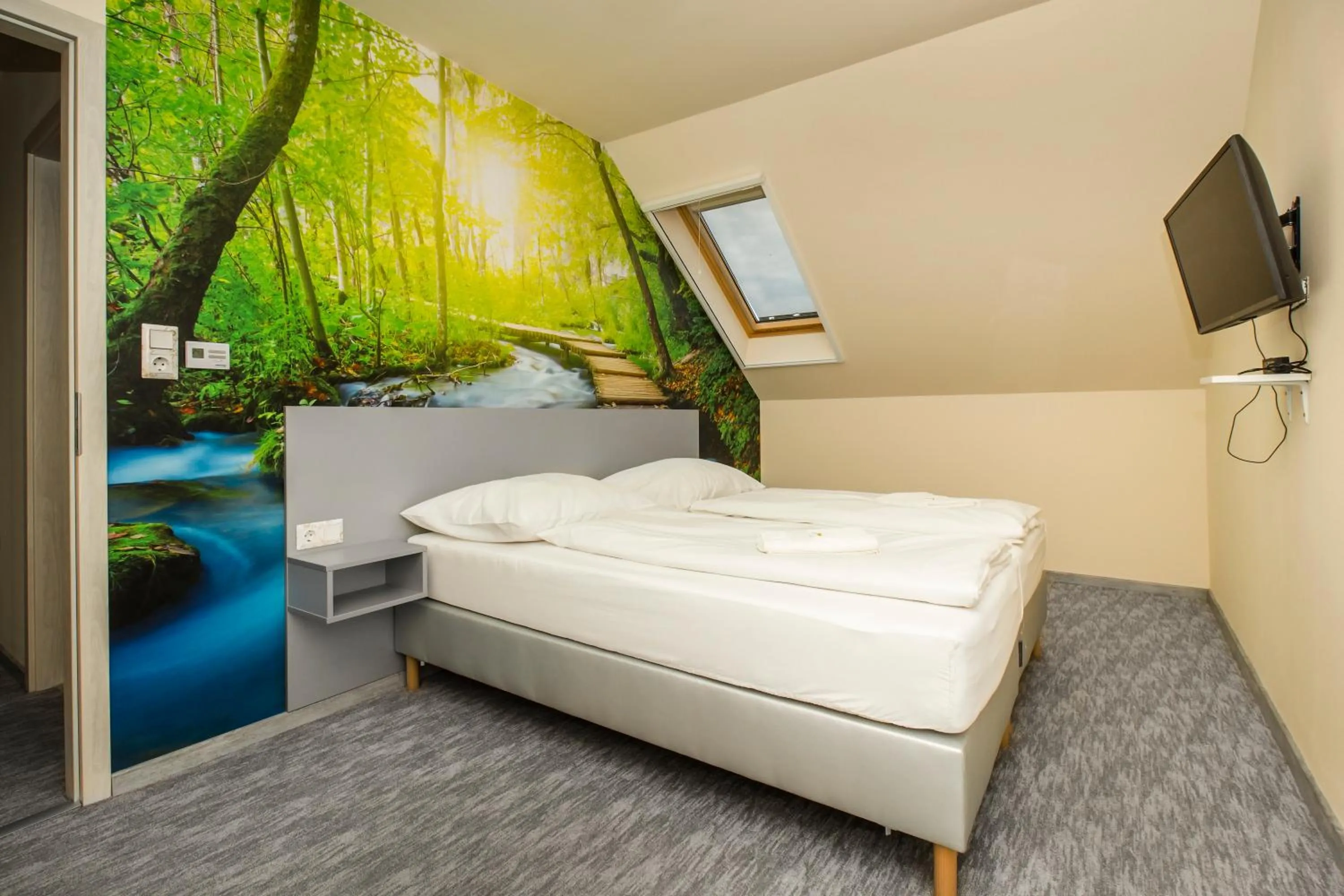 Bedroom, Bed in Ponty-Papa Rendezvényház