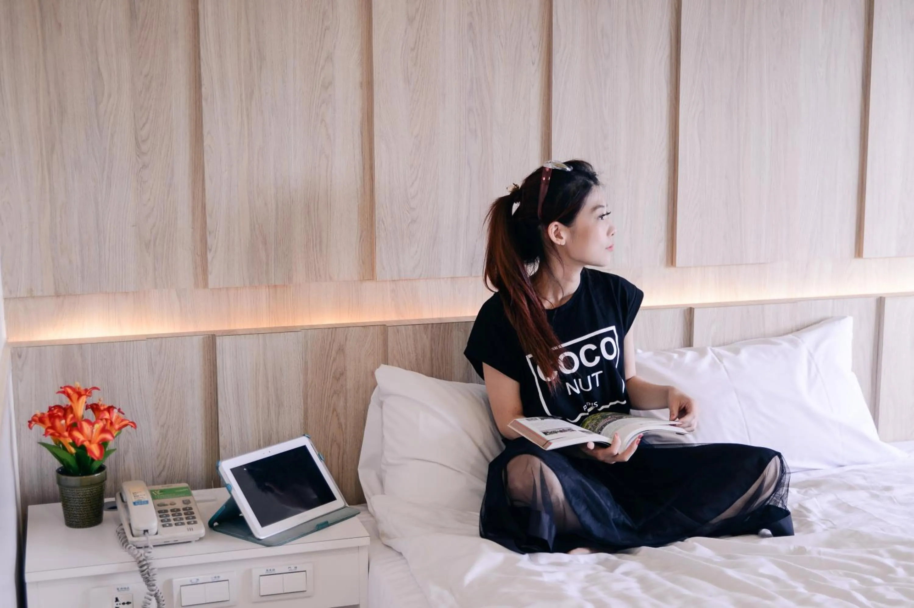 Guests, Bed in KIWI-Taichung Station Branch 1