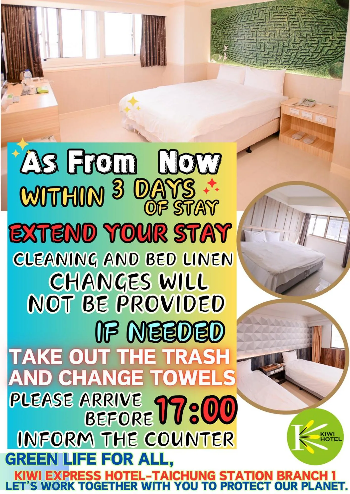 Property building, Bed in KIWI-Taichung Station Branch 1