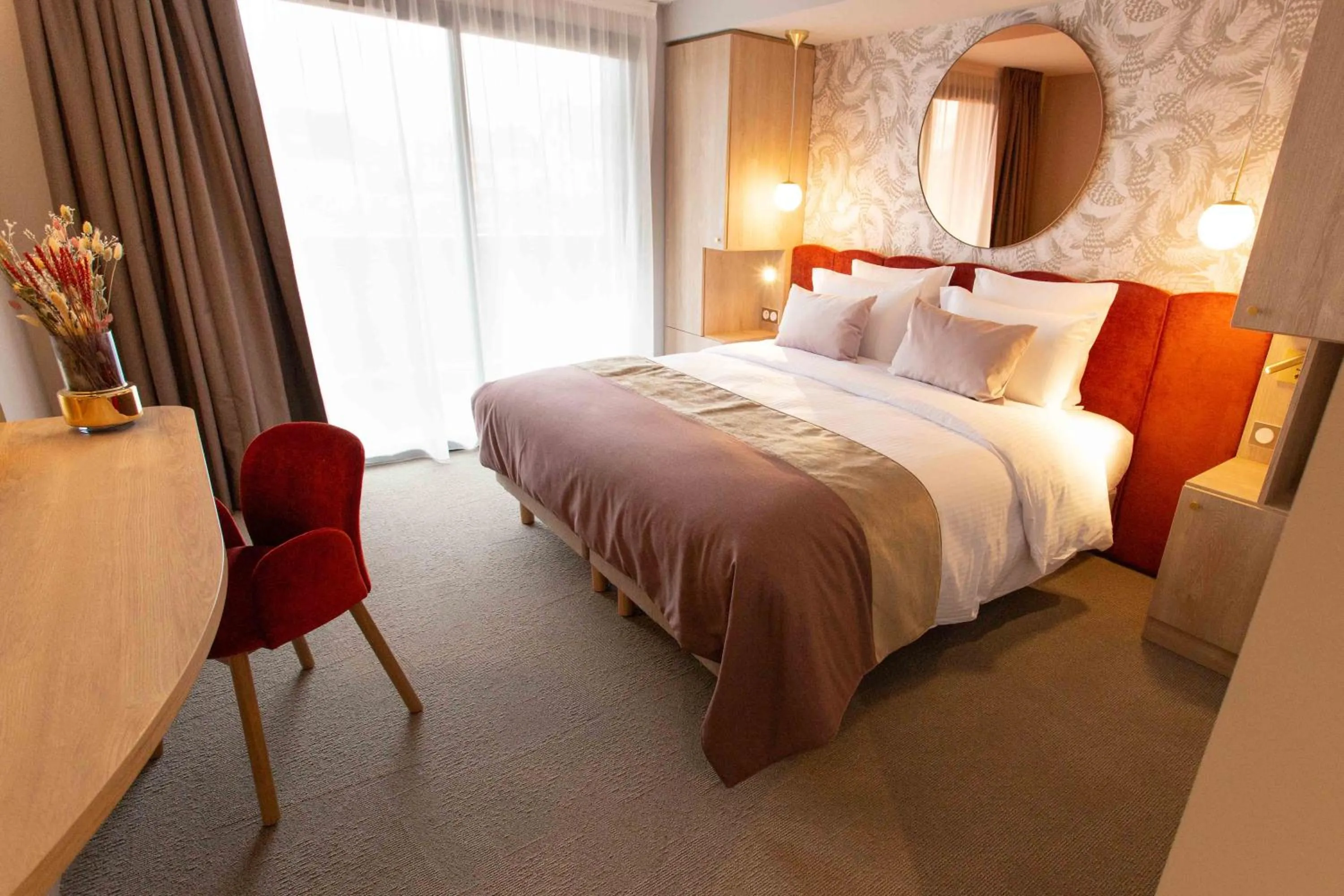 Bed in James Vignoble Hôtel, Eguisheim