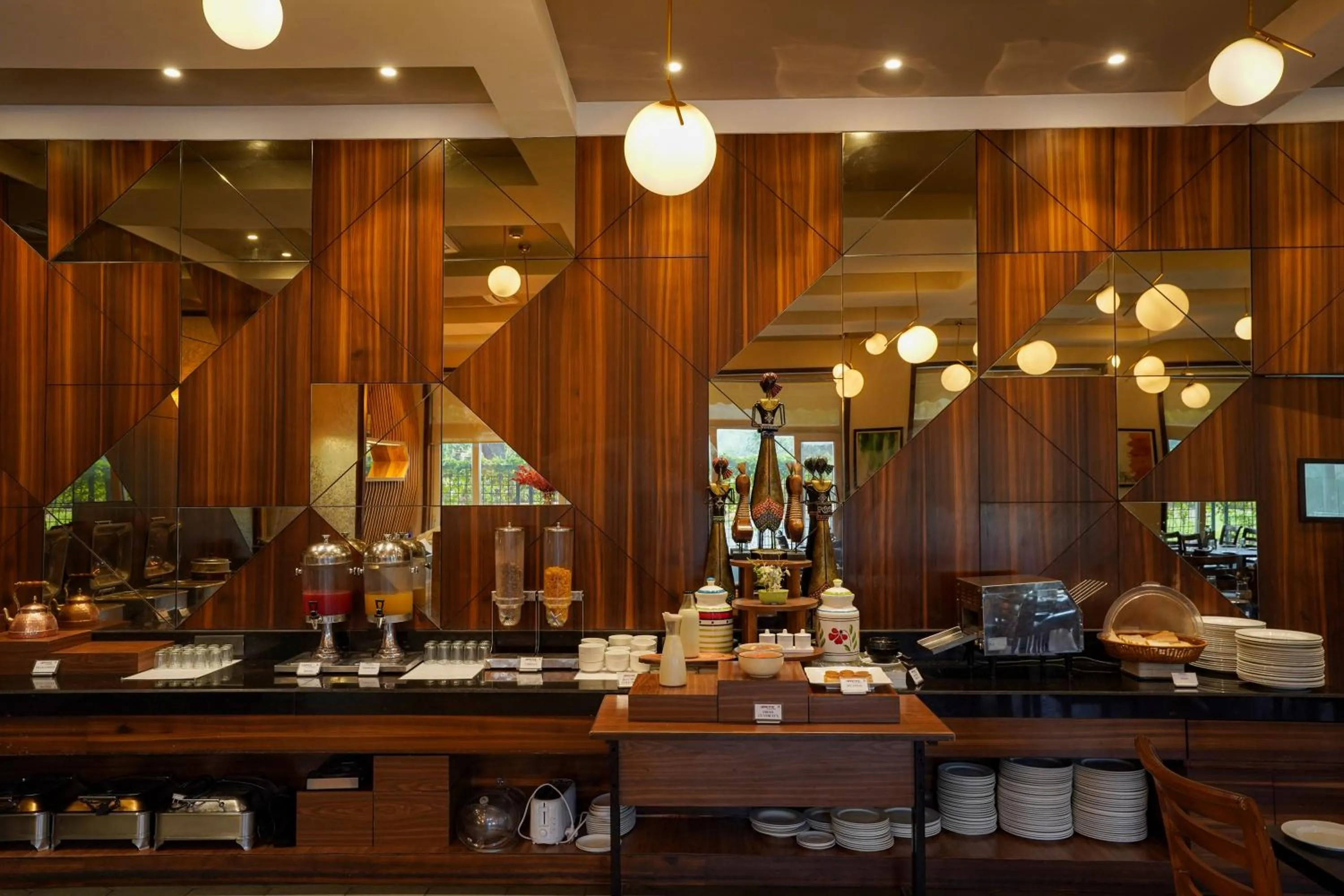 Buffet breakfast in 7 Apple Resort, Lonavala