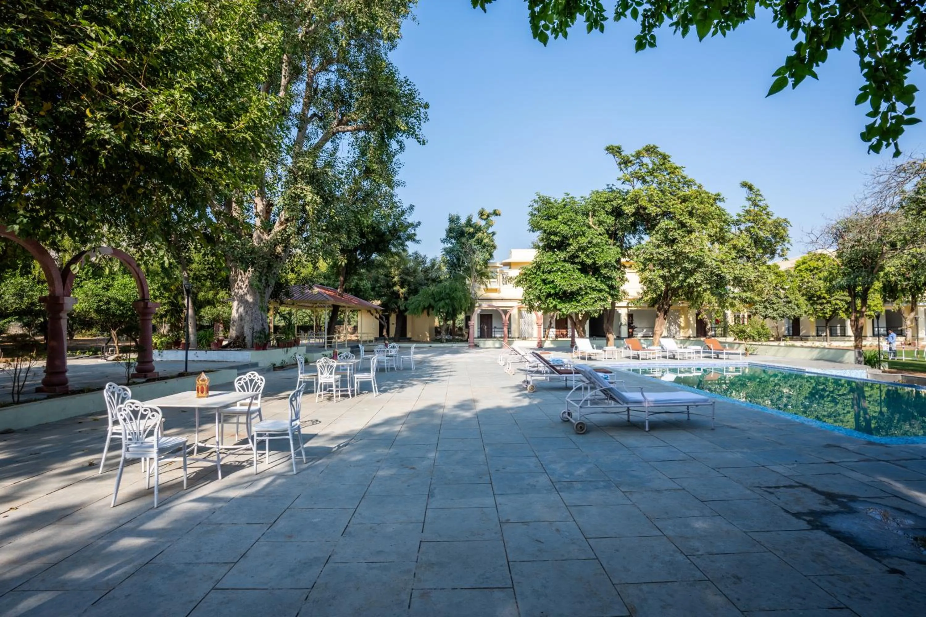 Pool view in JuSTa Alwarbagh Sariska