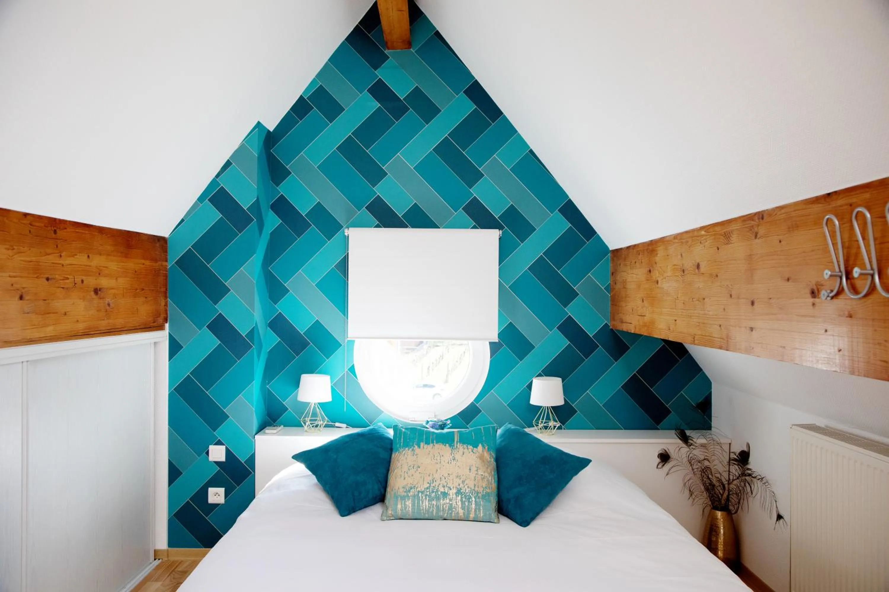 Bedroom, Bed in Gite des Merles