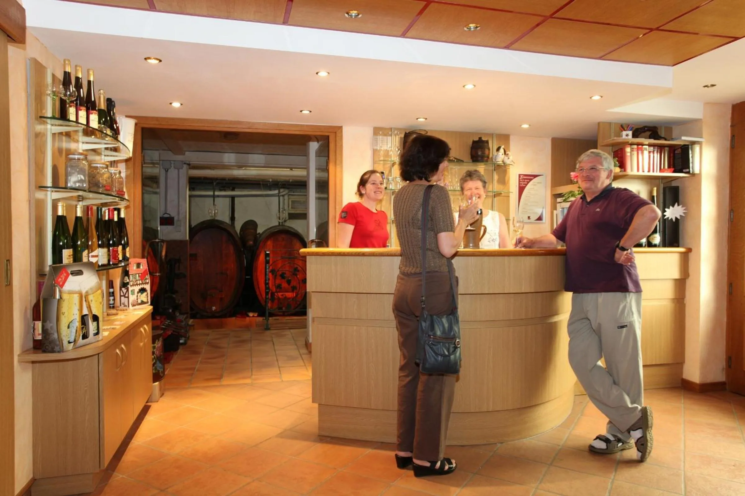 Lobby or reception in Gite des Merles
