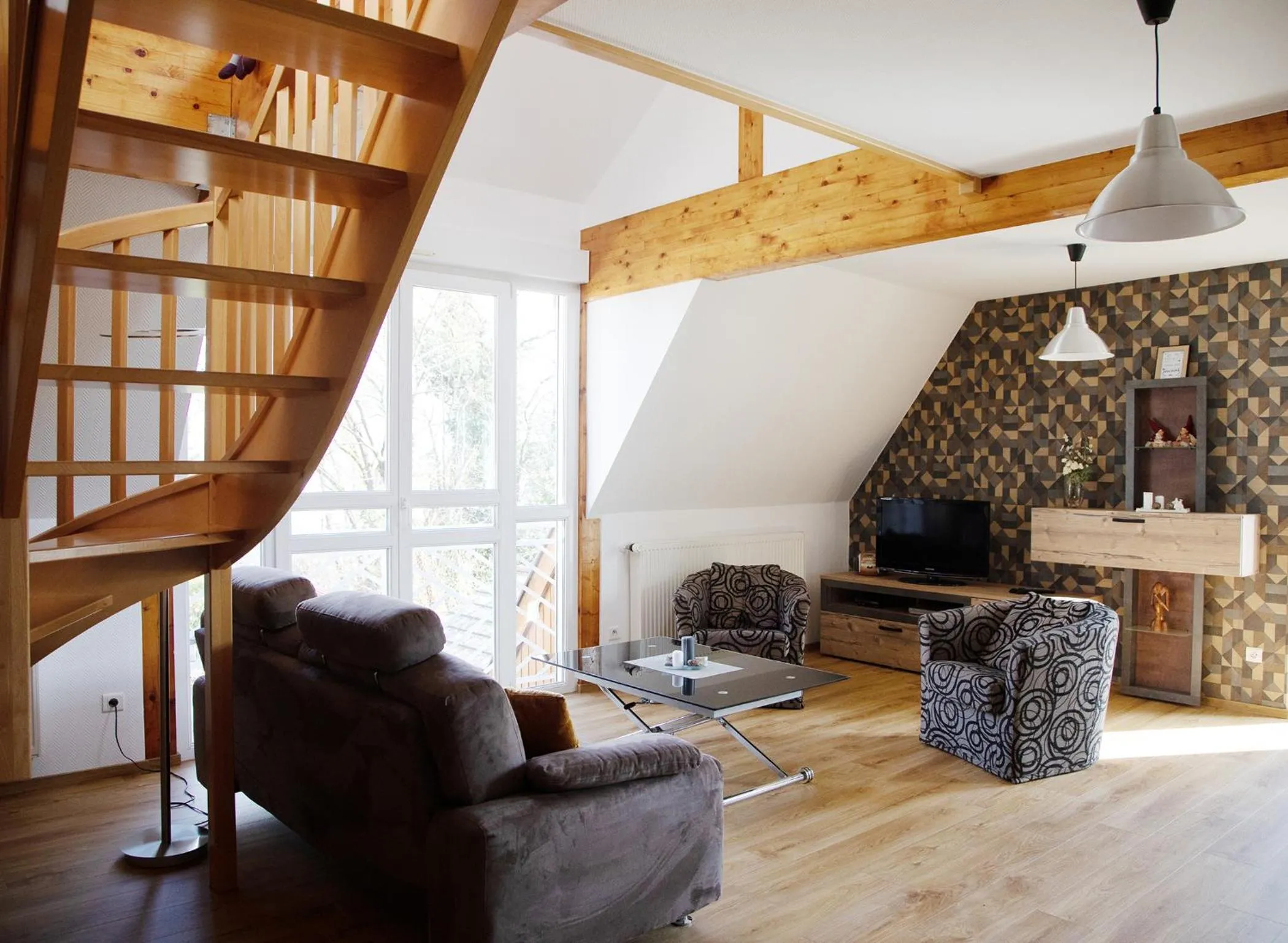 Living room in Gite des Merles
