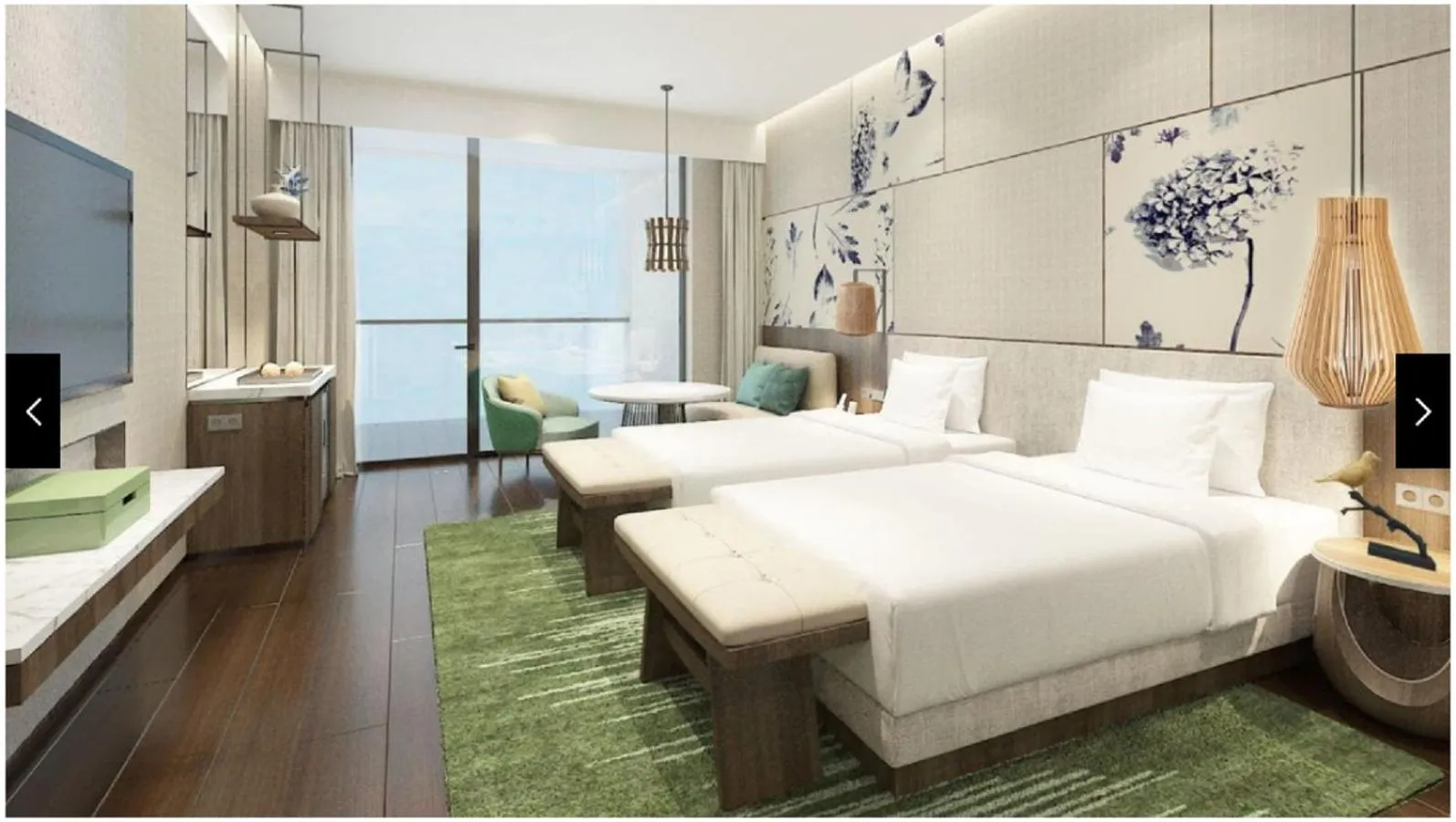 Photo of the whole room in Hyatt Regency Beijing Shiyuan