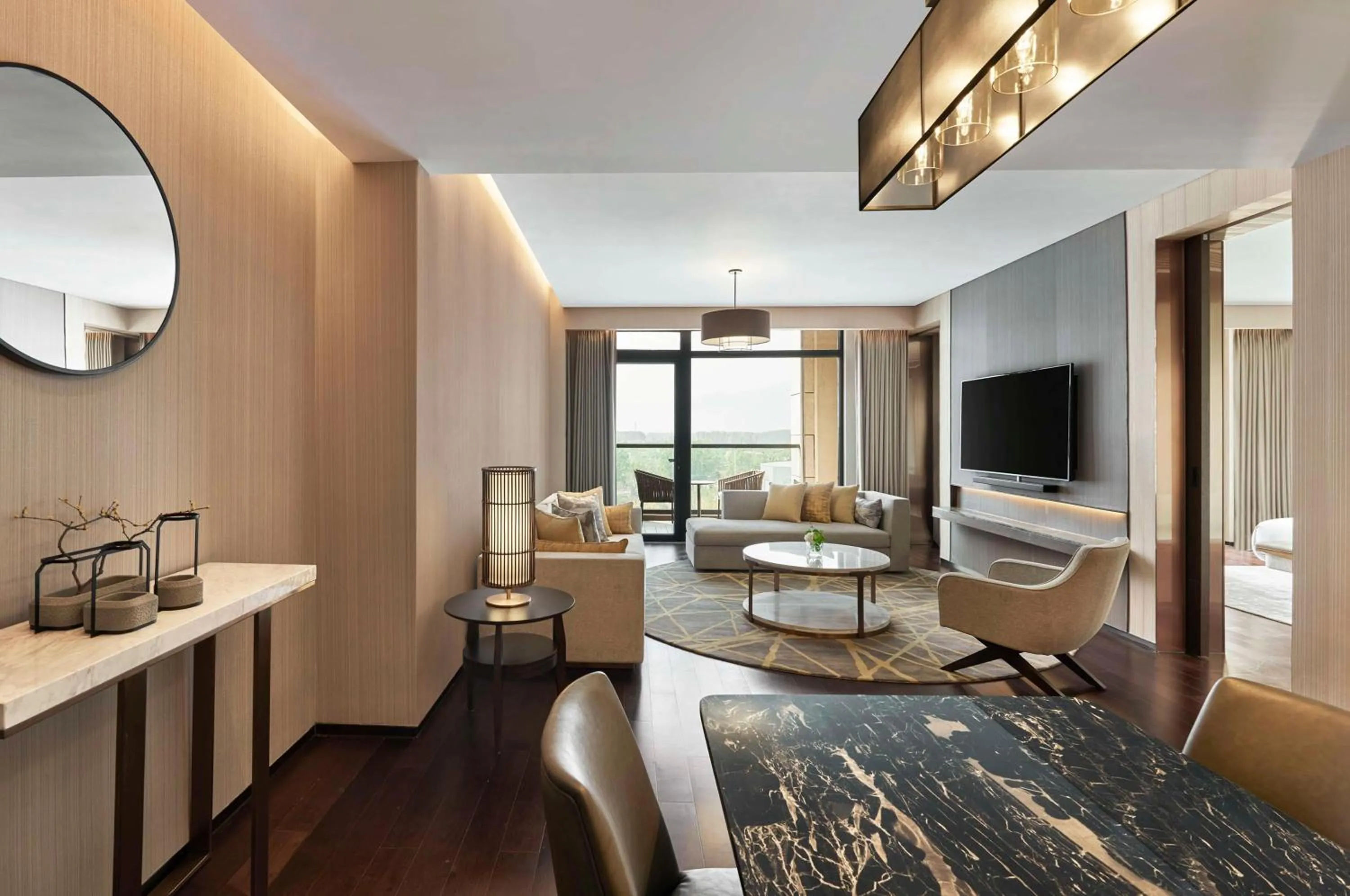 Photo of the whole room in Hyatt Regency Beijing Shiyuan