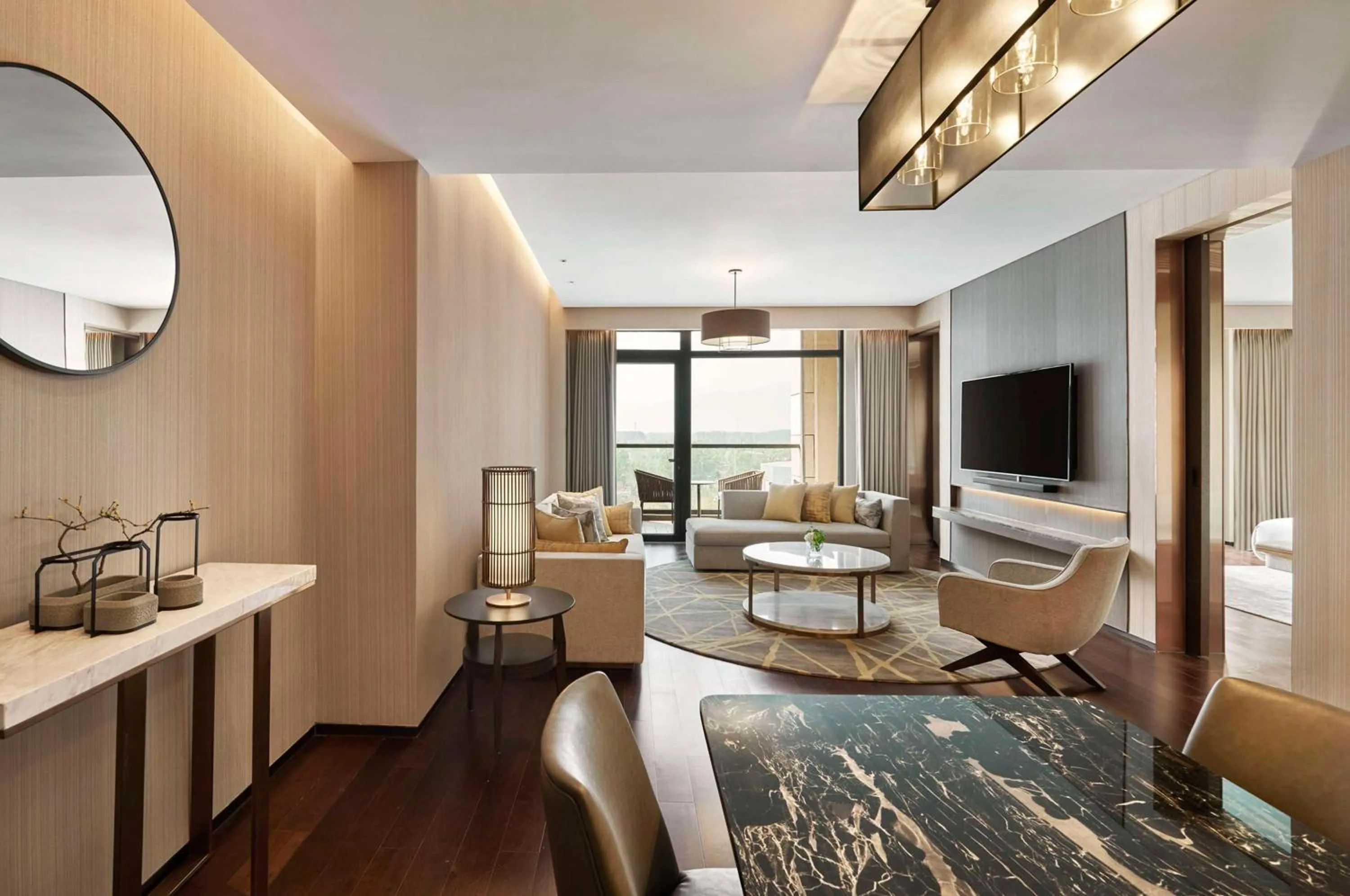 Photo of the whole room in Hyatt Regency Beijing Shiyuan