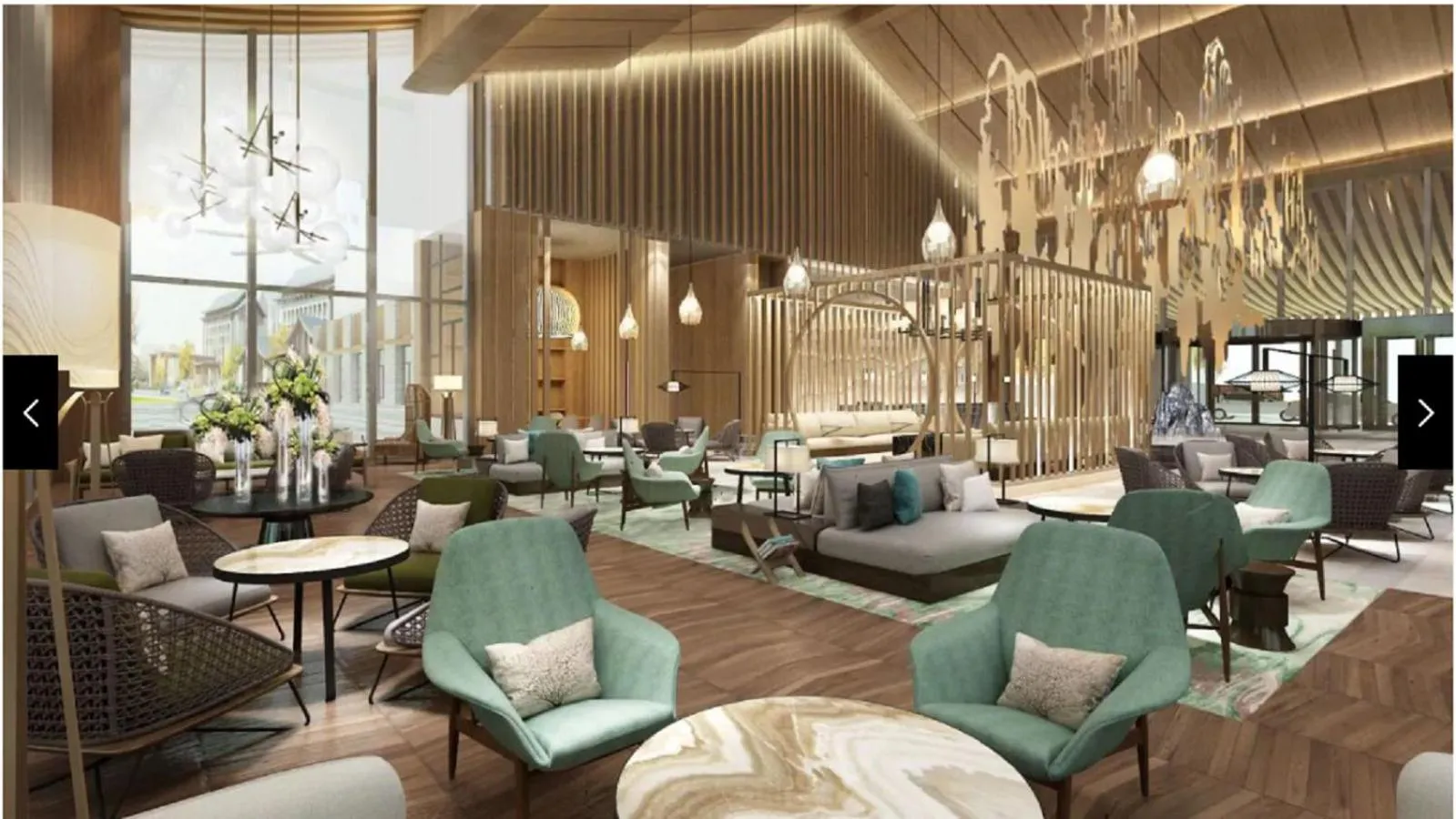 Lobby or reception in Hyatt Regency Beijing Shiyuan