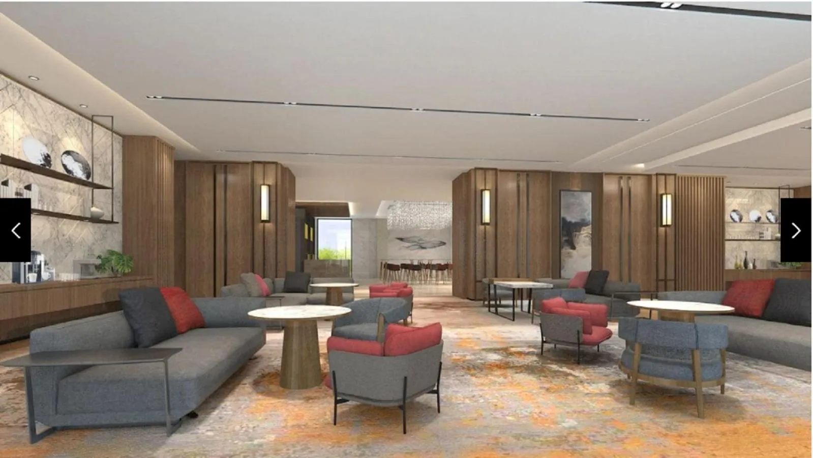 Seating area in Hyatt Regency Beijing Shiyuan