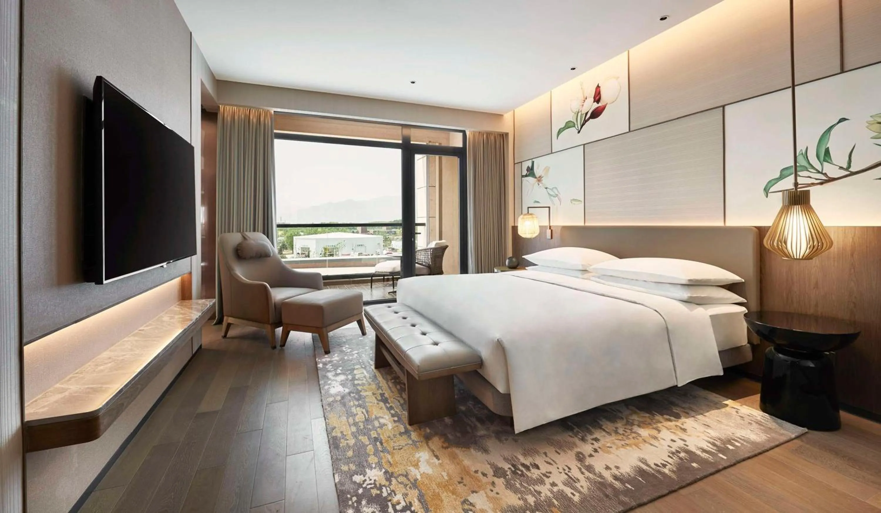 Photo of the whole room in Hyatt Regency Beijing Shiyuan