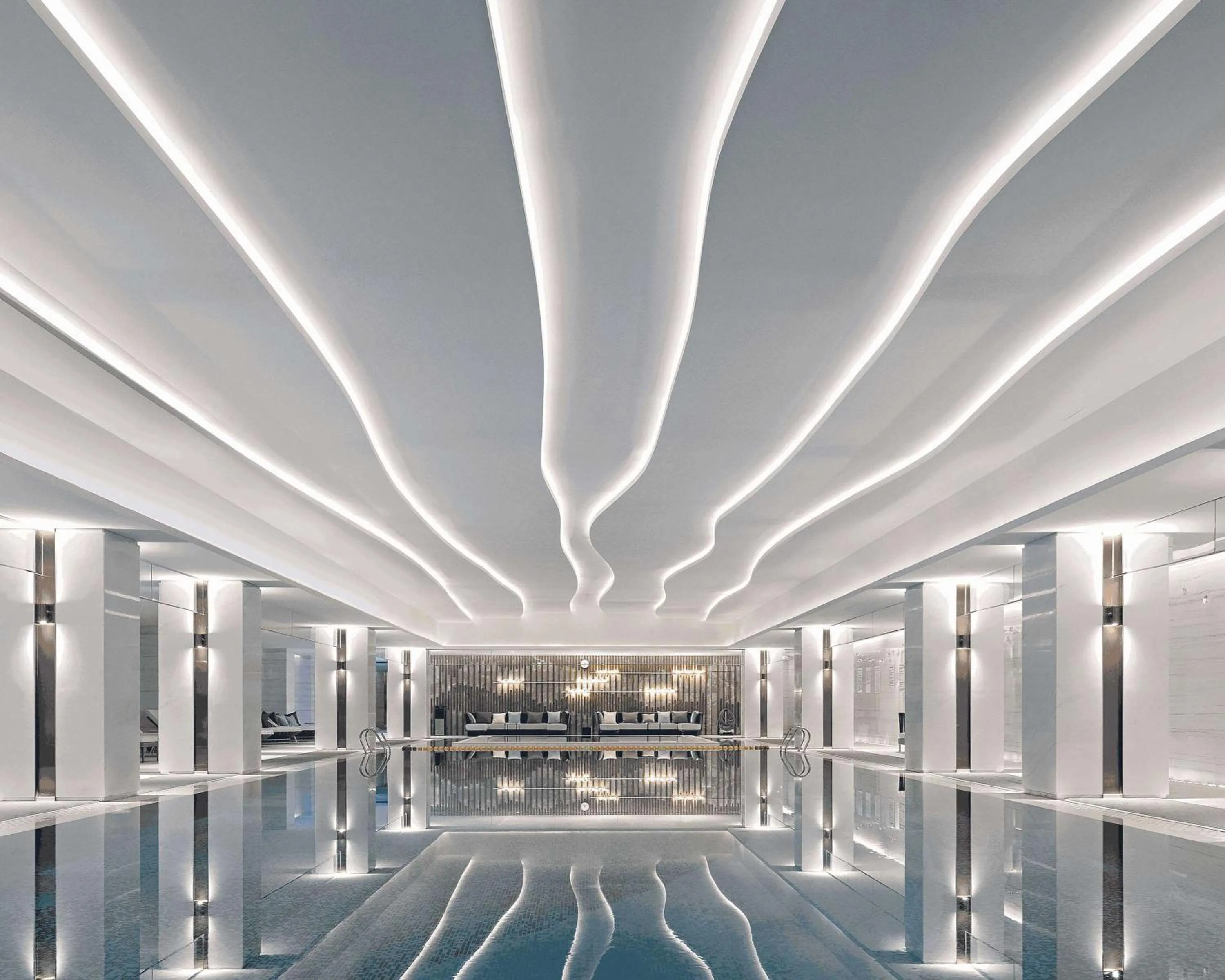 Swimming pool in Hyatt Regency Beijing Shiyuan