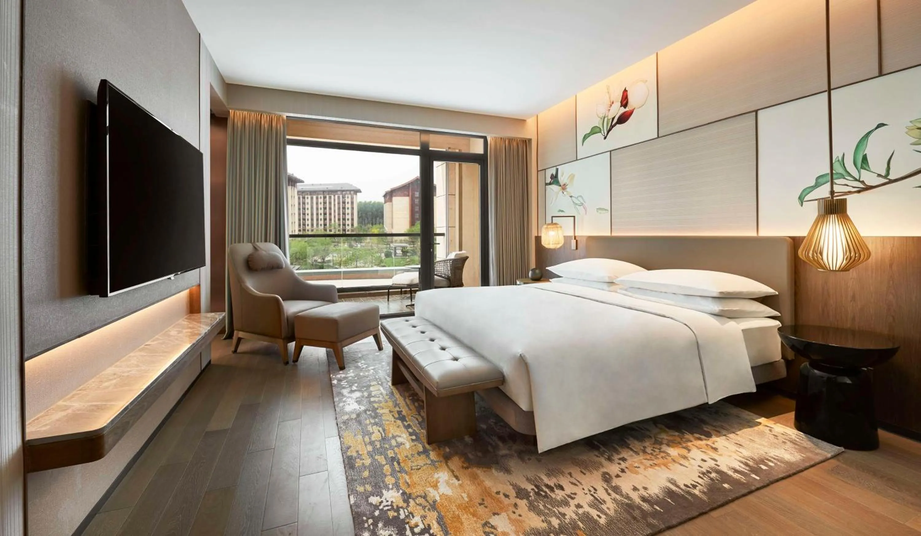 Photo of the whole room in Hyatt Regency Beijing Shiyuan