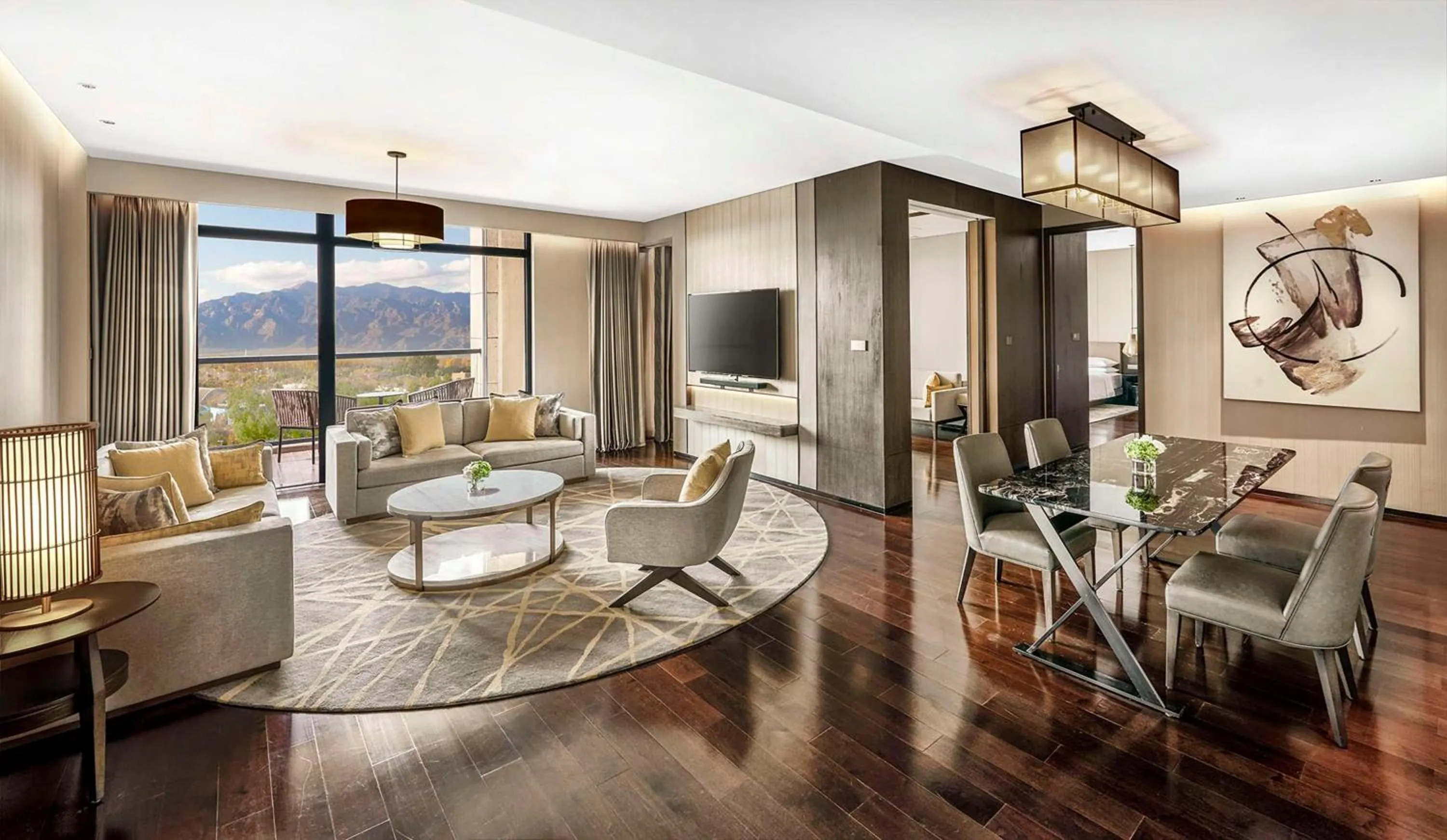 Photo of the whole room in Hyatt Regency Beijing Shiyuan