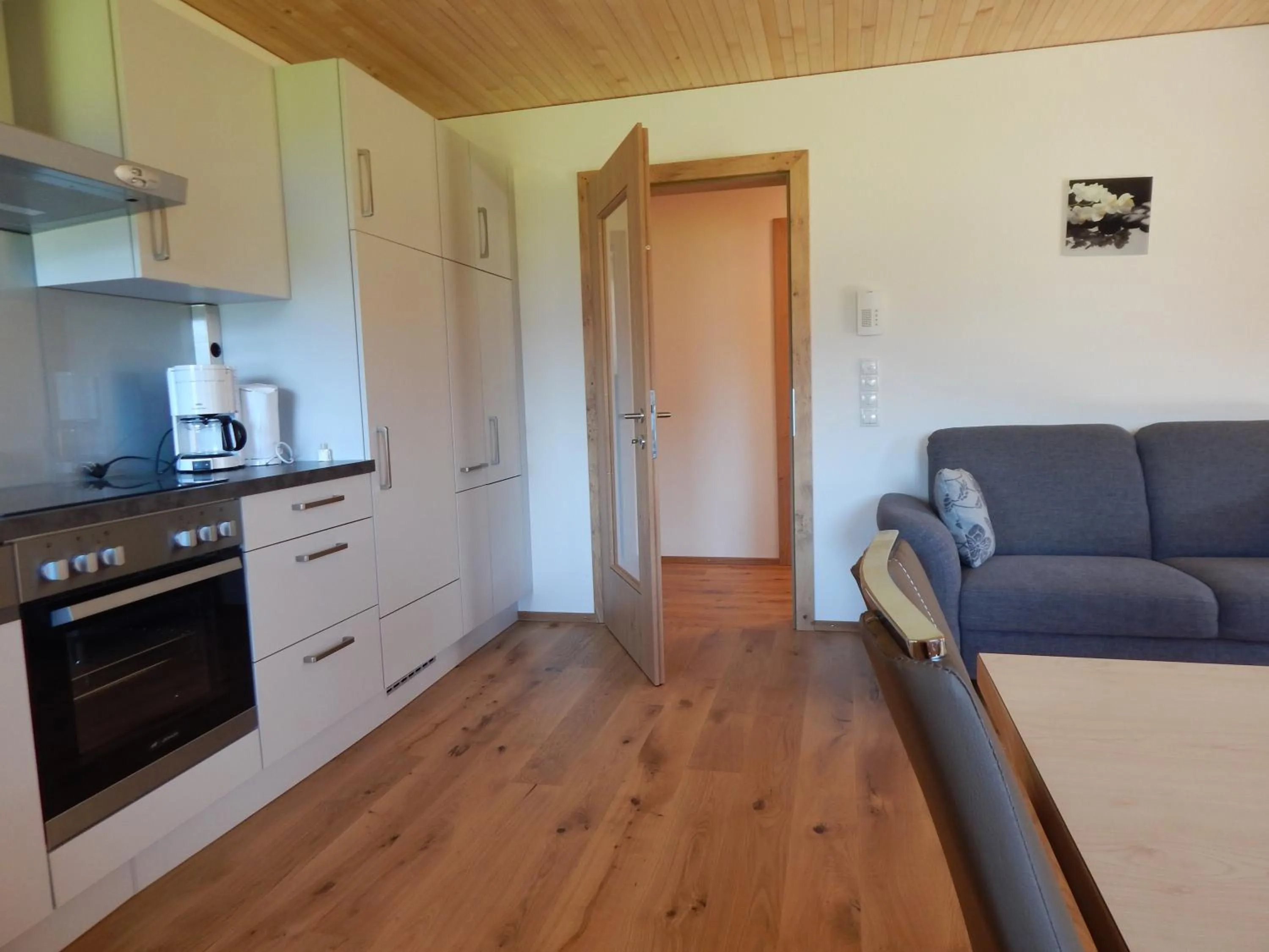 Kitchen or kitchenette in Ferienhof Felder