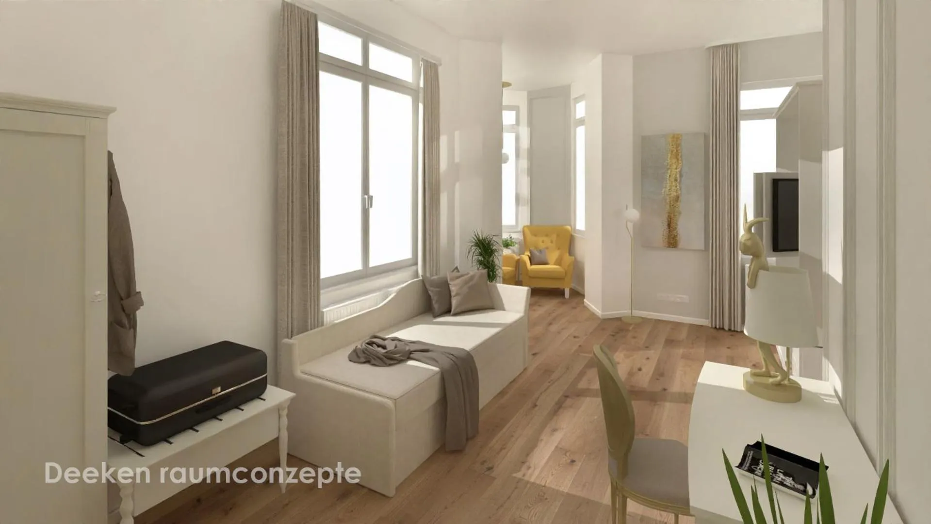 Photo of the whole room, Bed in Johanniterhaus Wittenberg