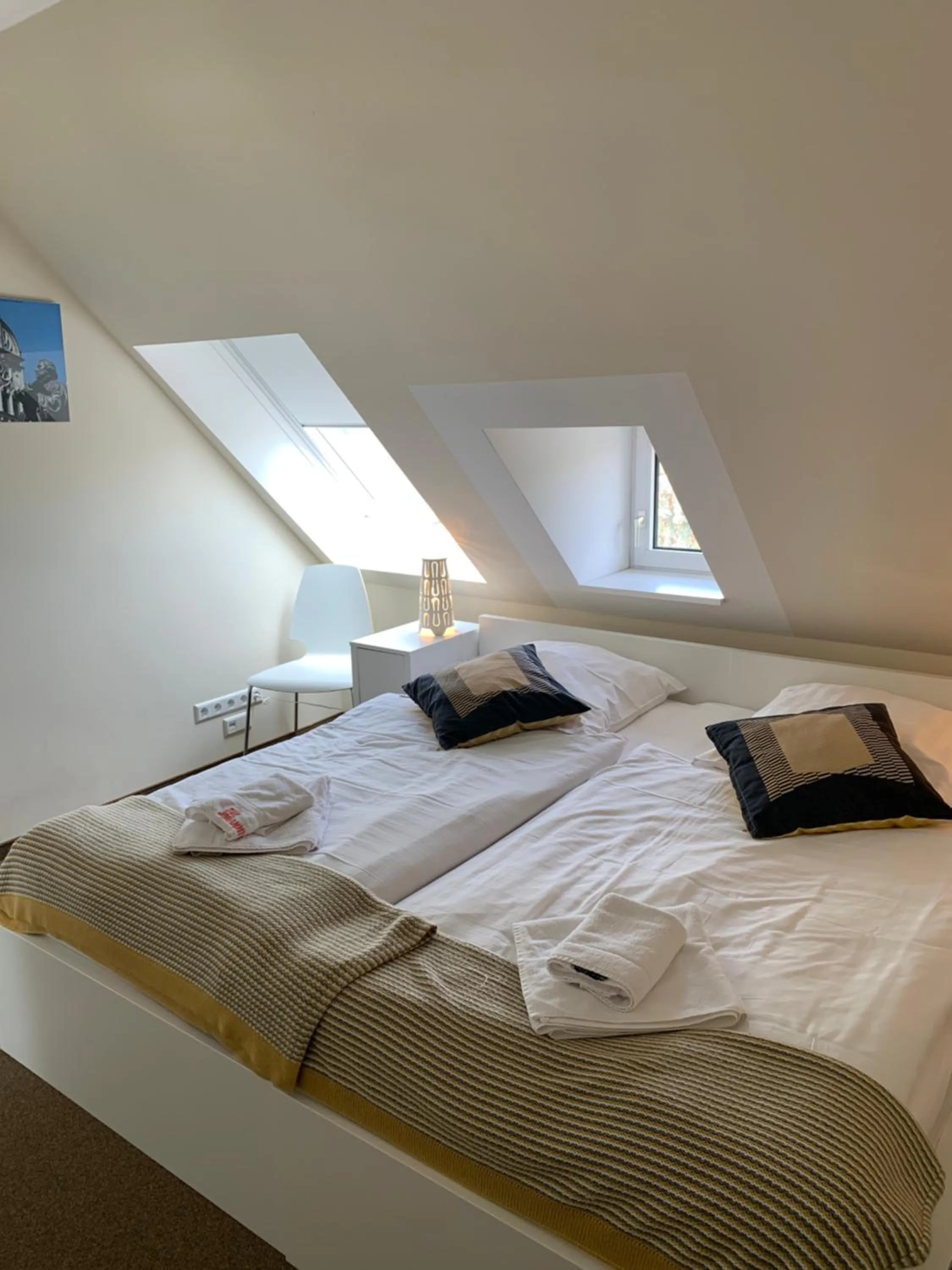 Photo of the whole room, Bed in Johanniterhaus Wittenberg