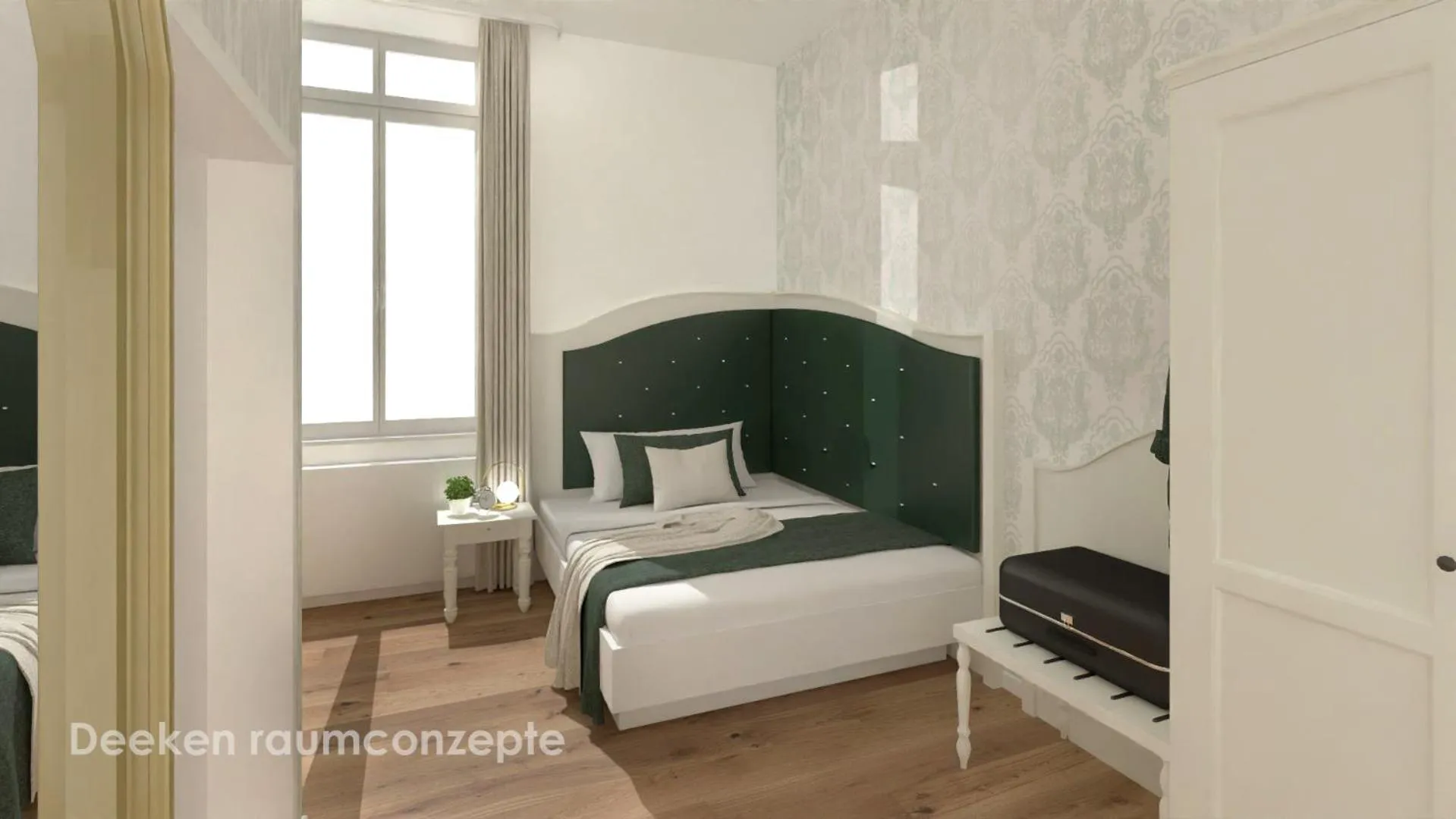 Photo of the whole room, Bed in Johanniterhaus Wittenberg