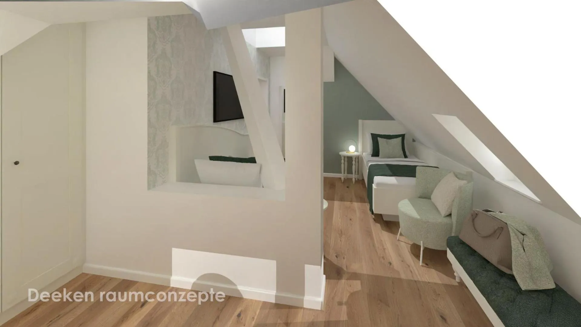 Photo of the whole room, Bed in Johanniterhaus Wittenberg