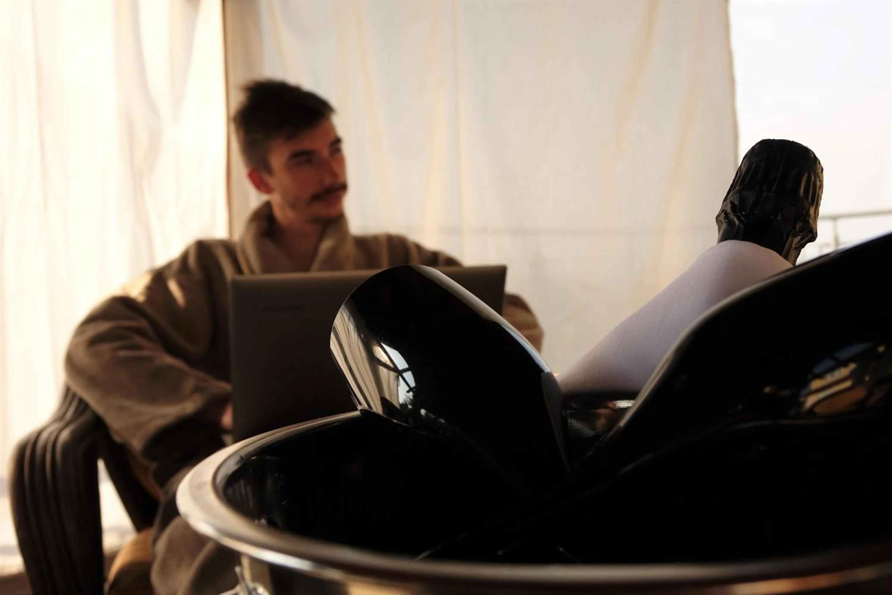 People in Hotel Galatea