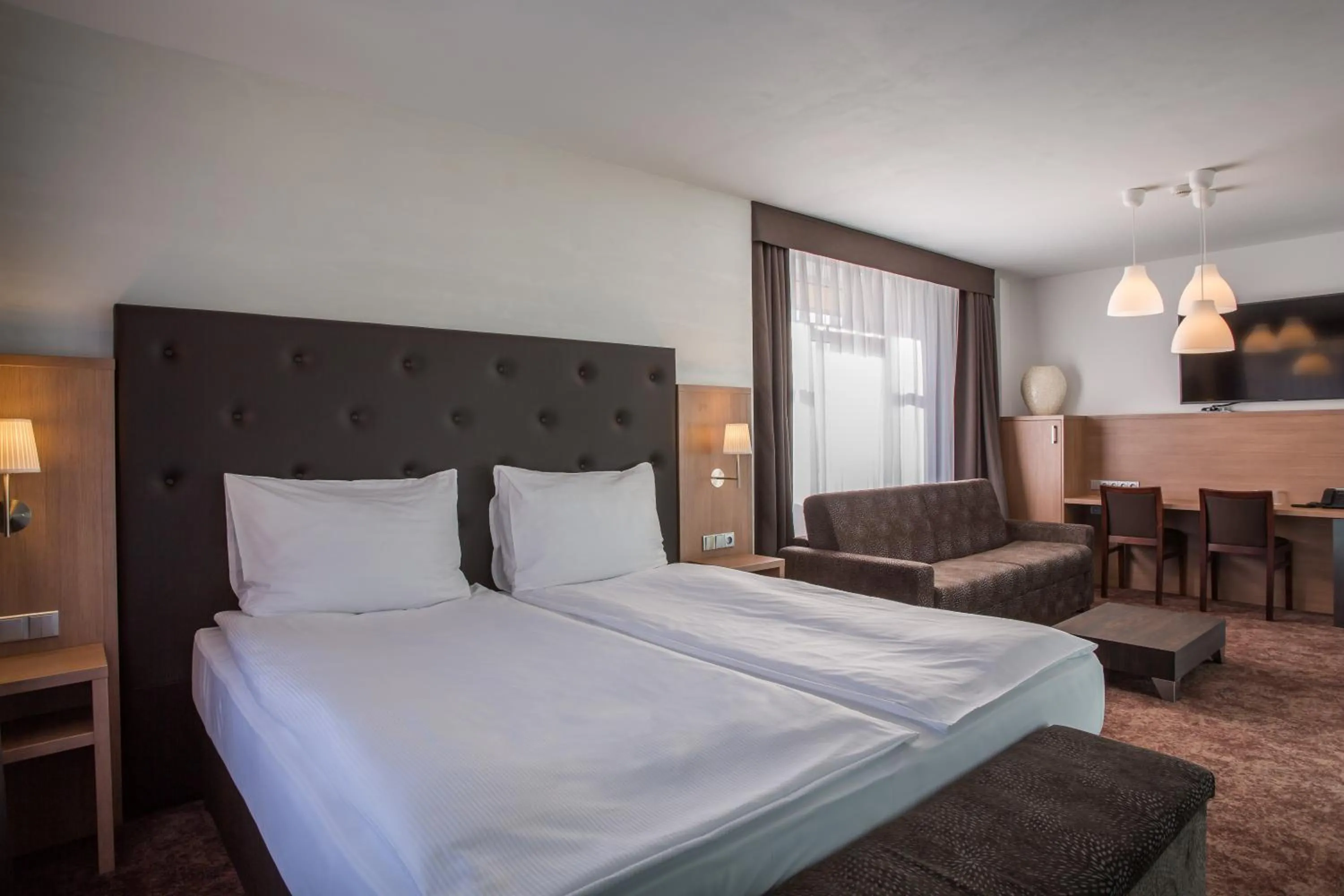 Bed in Hotel Galatea