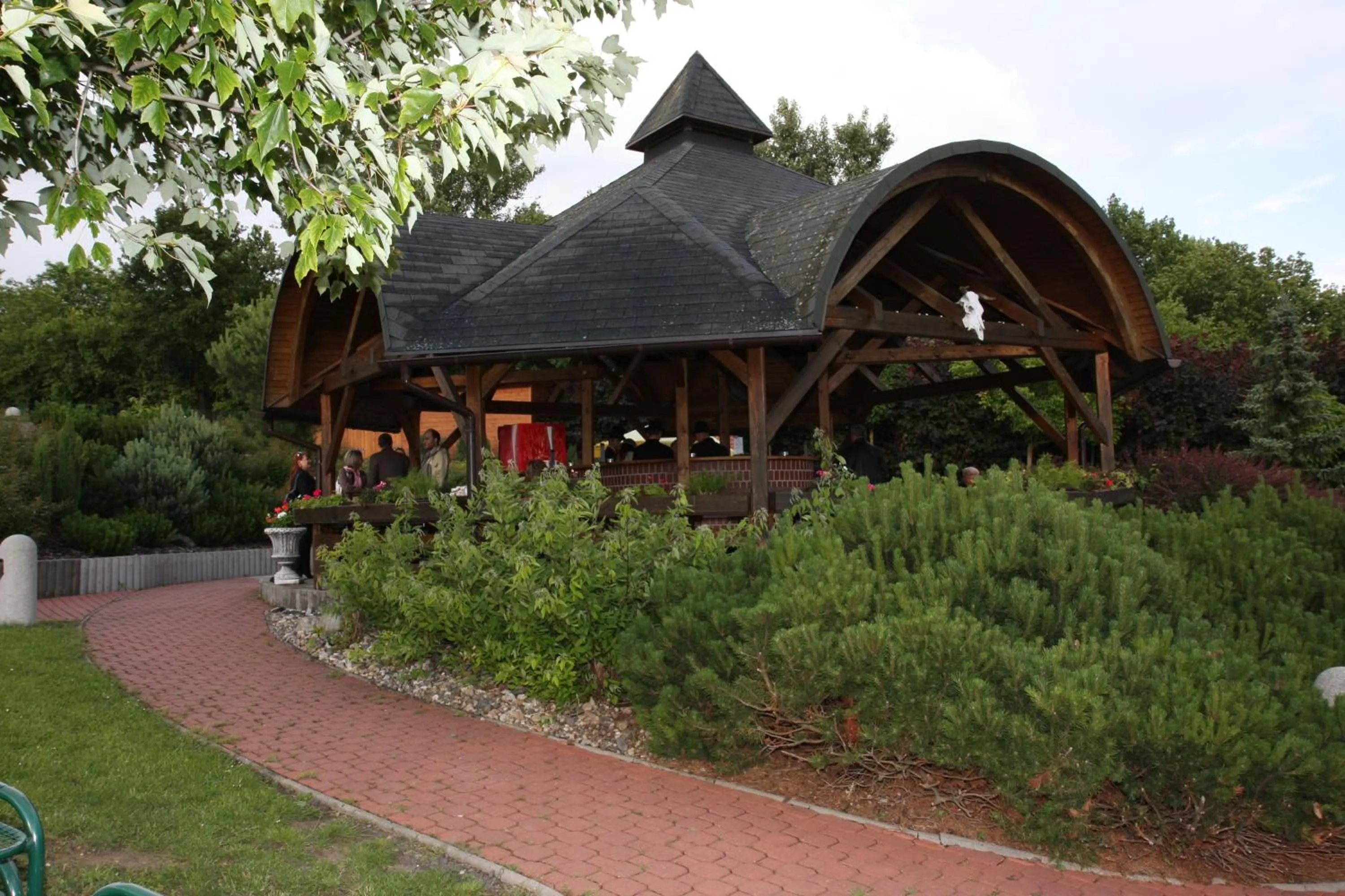 Patio in Hotel Galatea