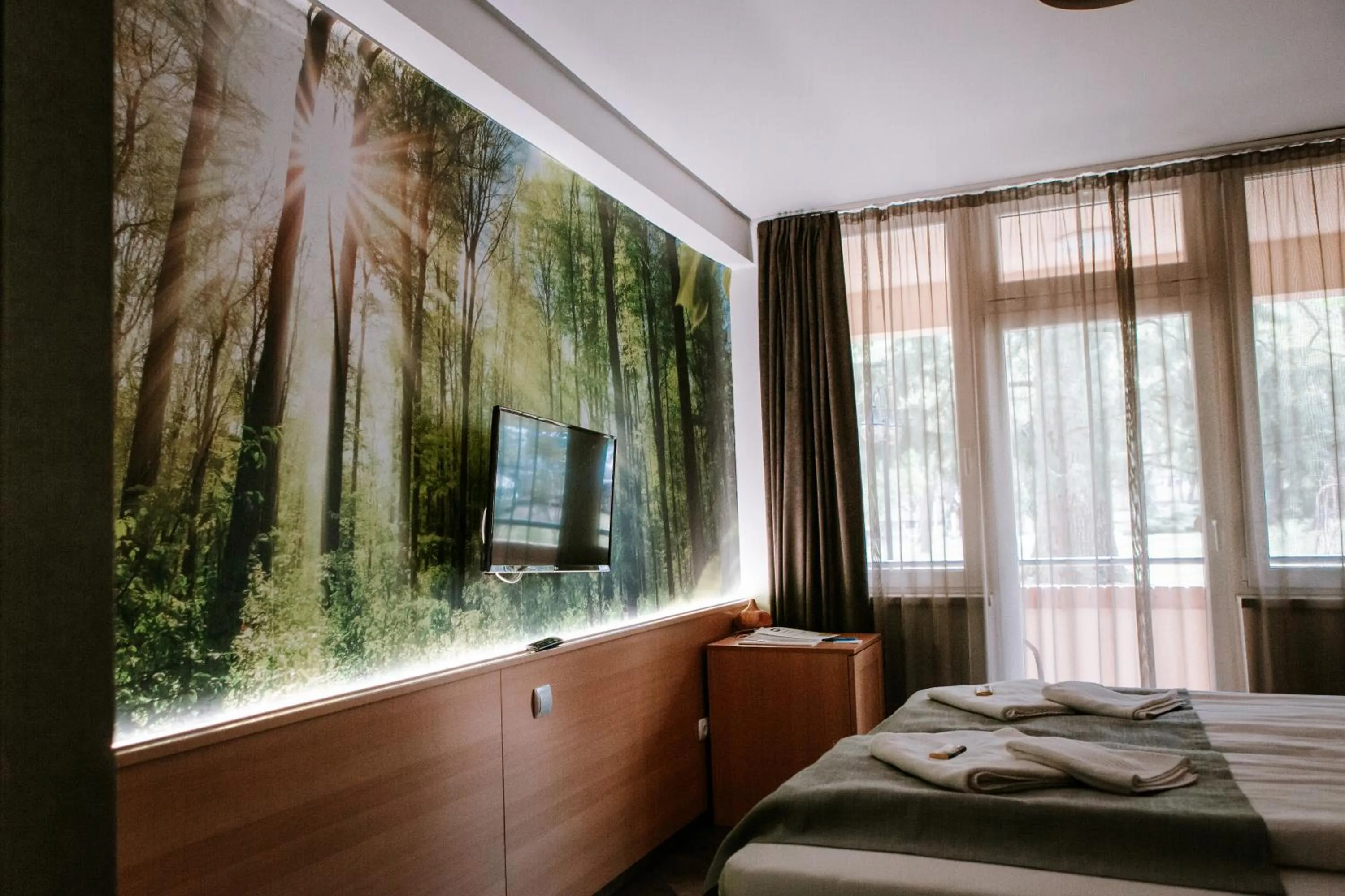 Bed in Park Hotel Sóstó