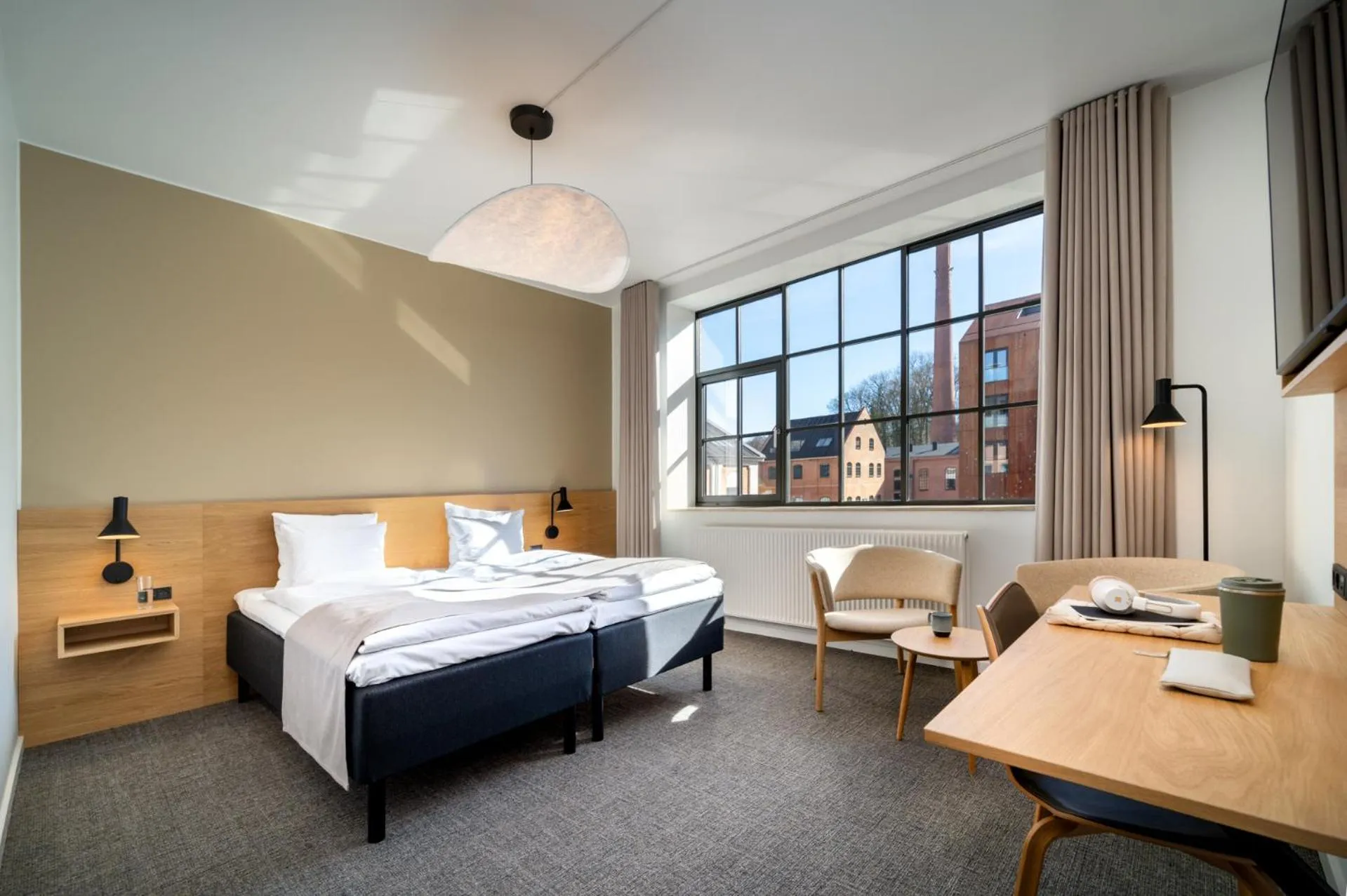 Bed in Radisson Hotel Papirfabrikken Silkeborg