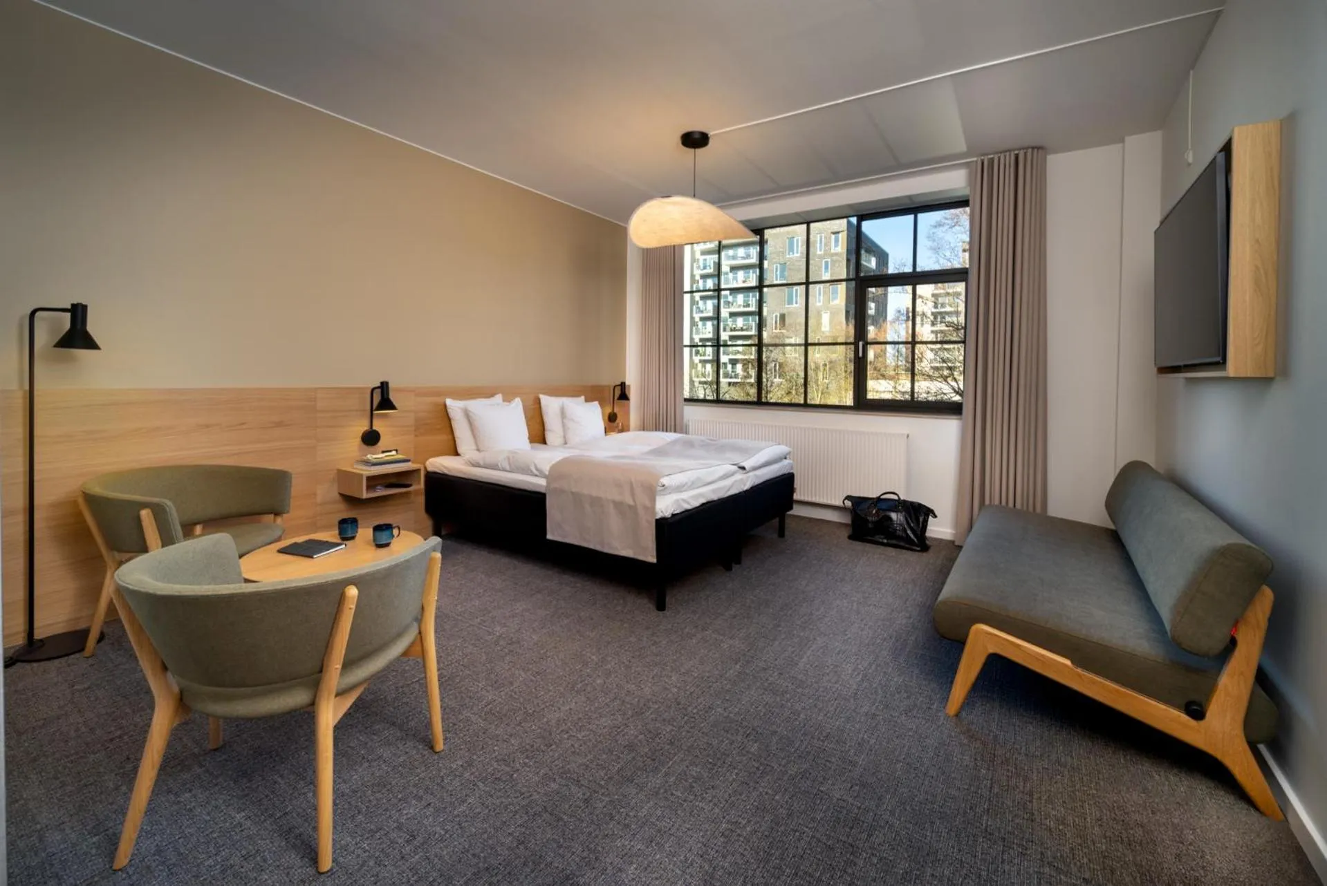 Bed in Radisson Hotel Papirfabrikken Silkeborg