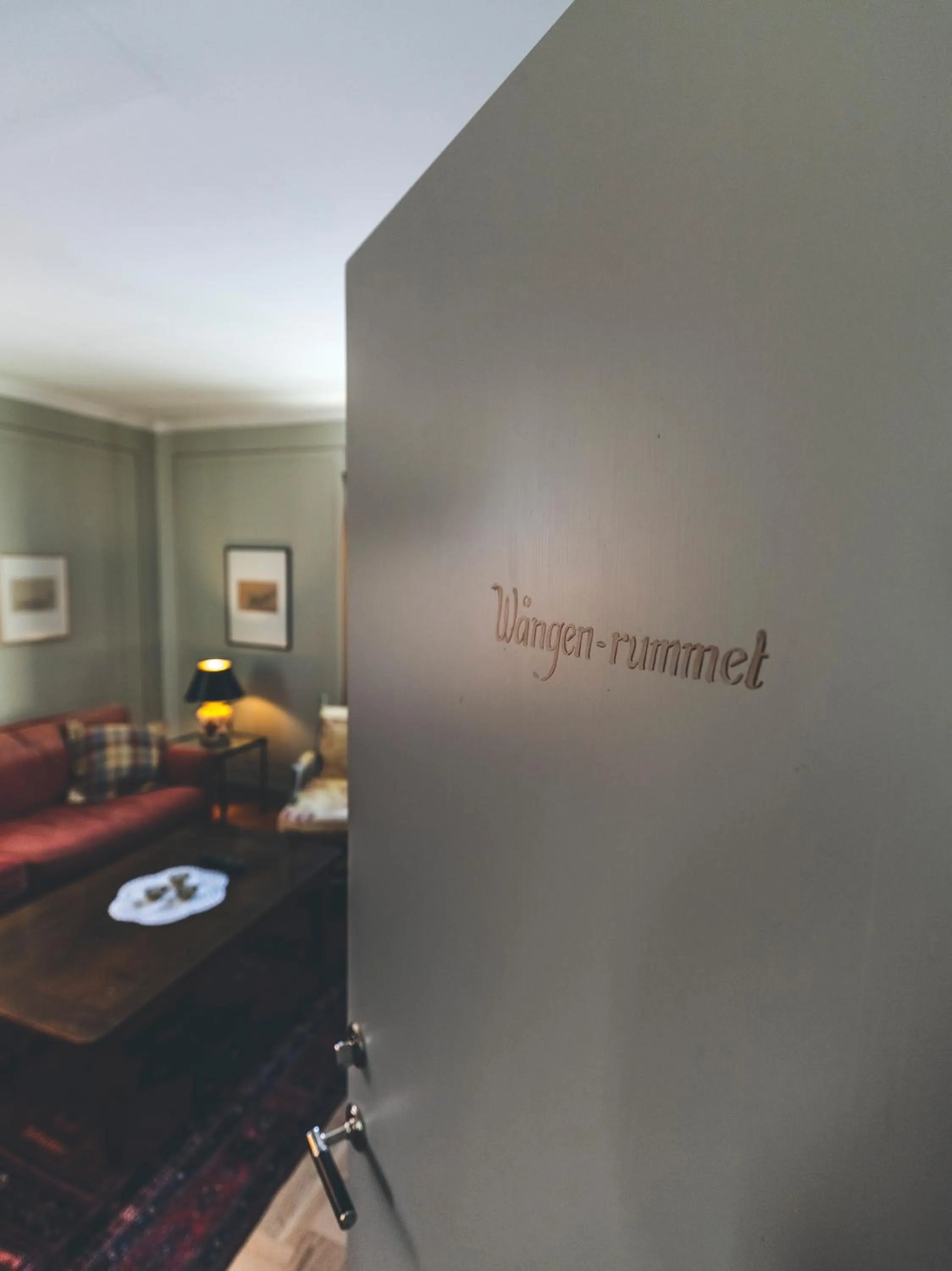 Communal lounge/ TV room in Wångens Wärdshus