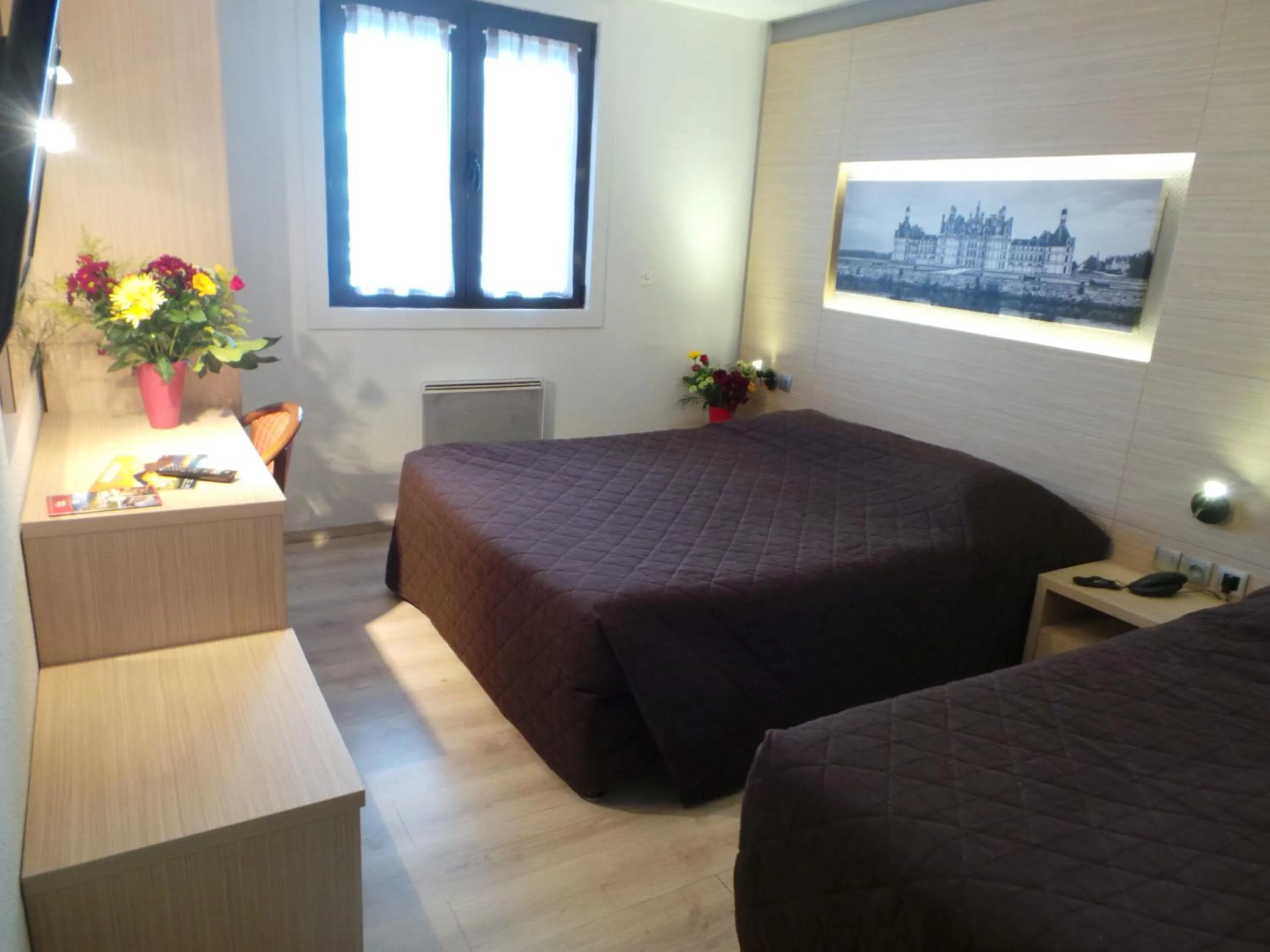 Bedroom, Bed in Logis Albhotel Grill