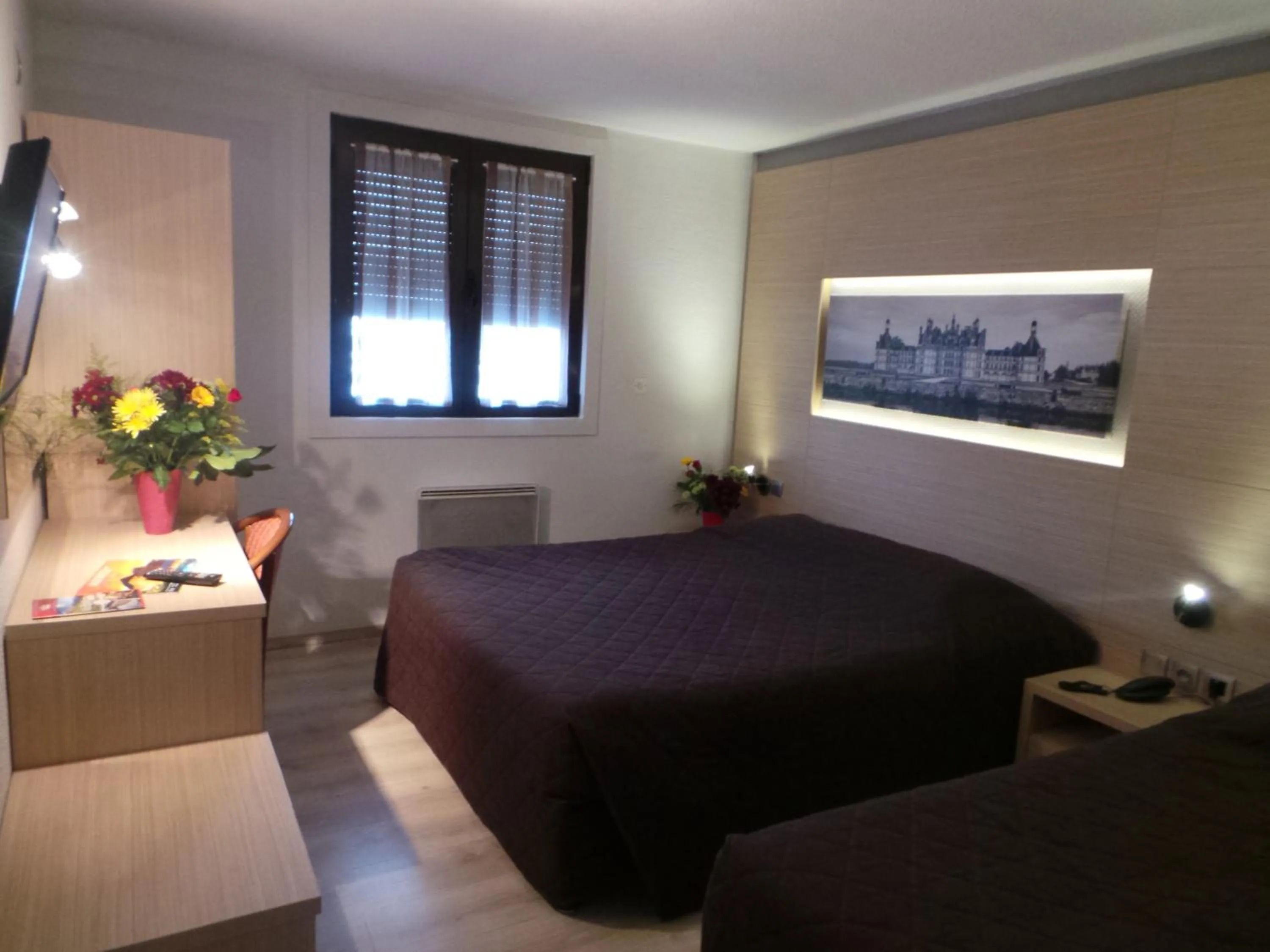 Bedroom, Bed in Logis Albhotel Grill
