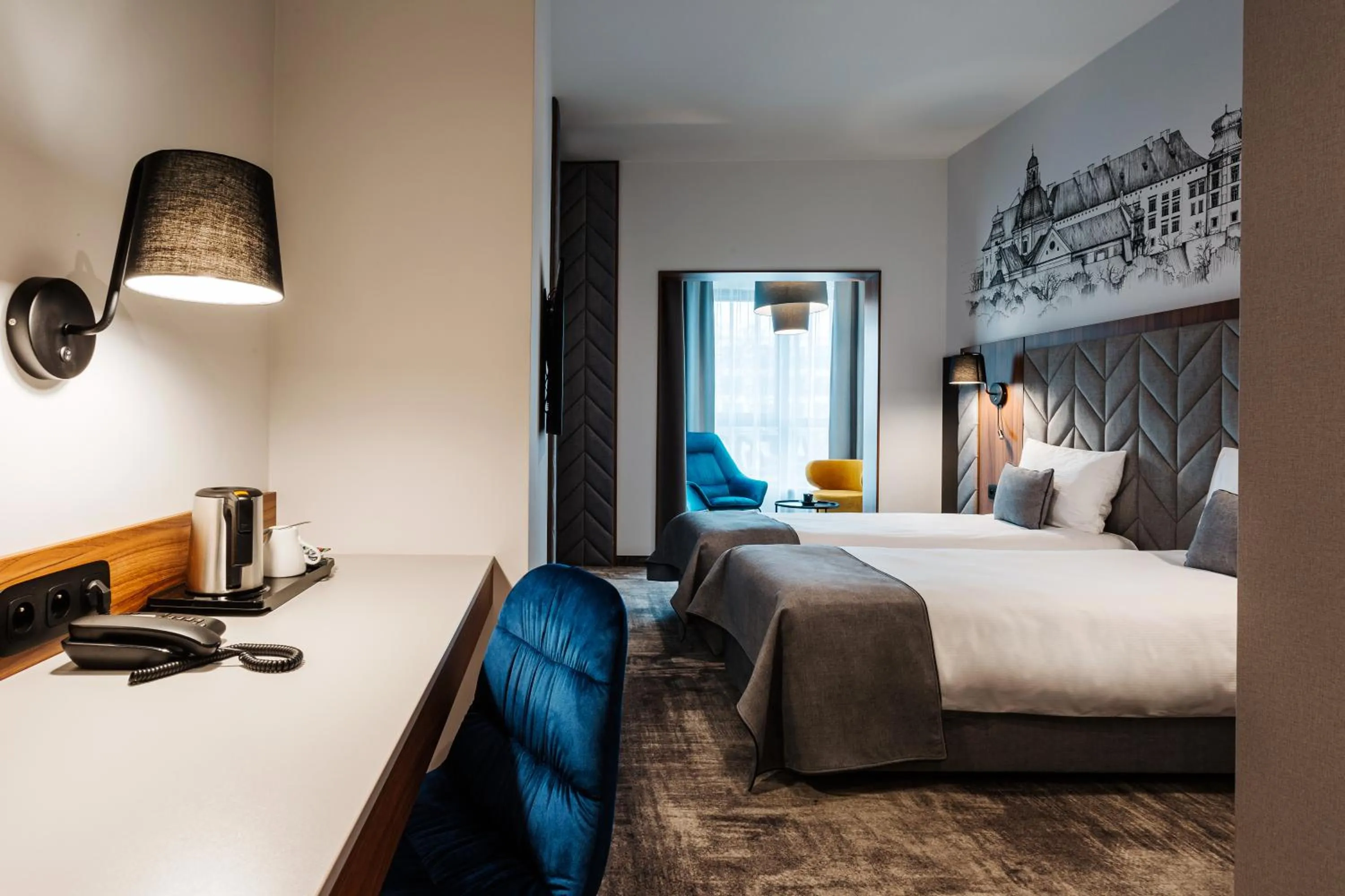 Photo of the whole room, Bed in Focus Hotel Premium Kraków