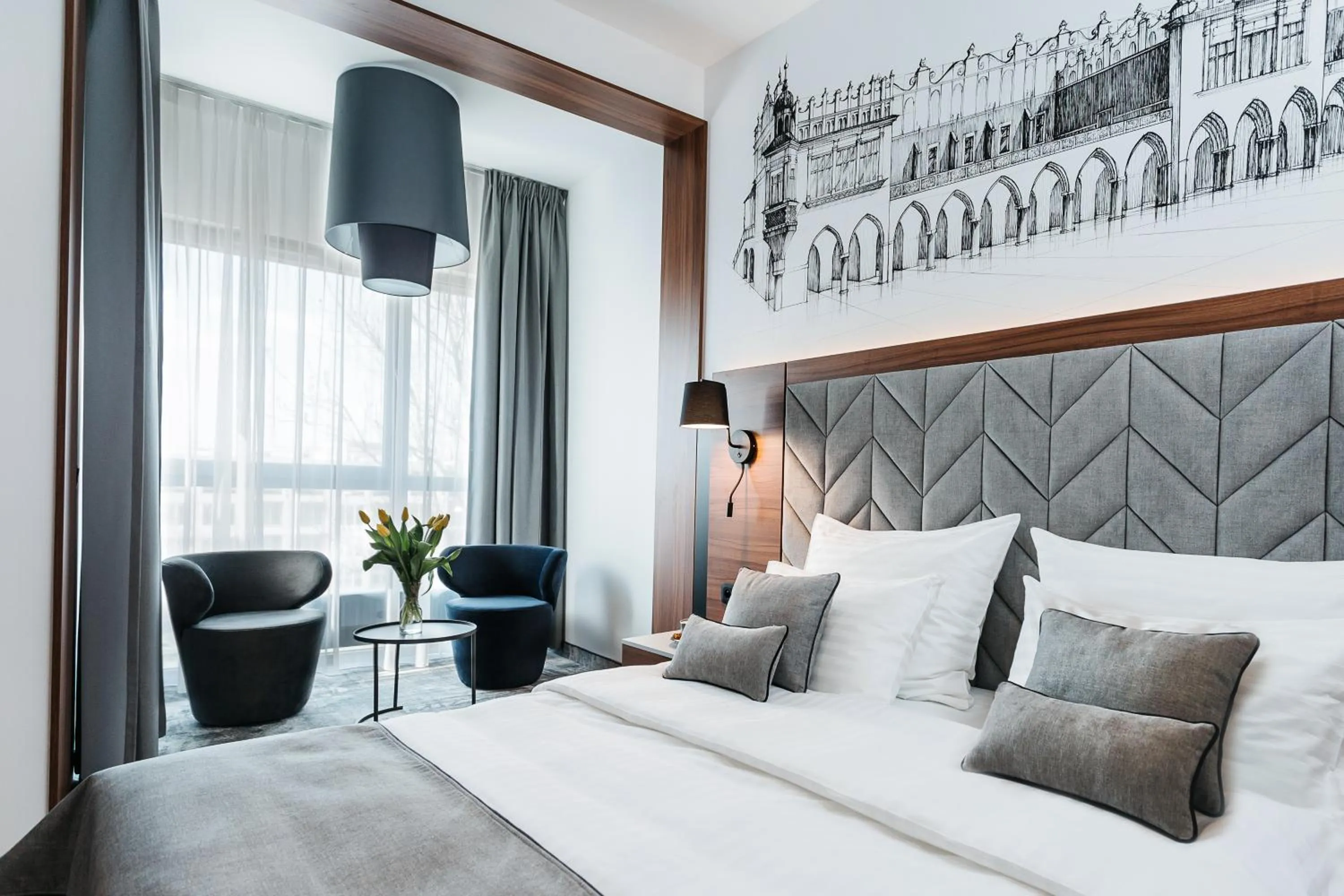 Photo of the whole room, Bed in Focus Hotel Premium Kraków