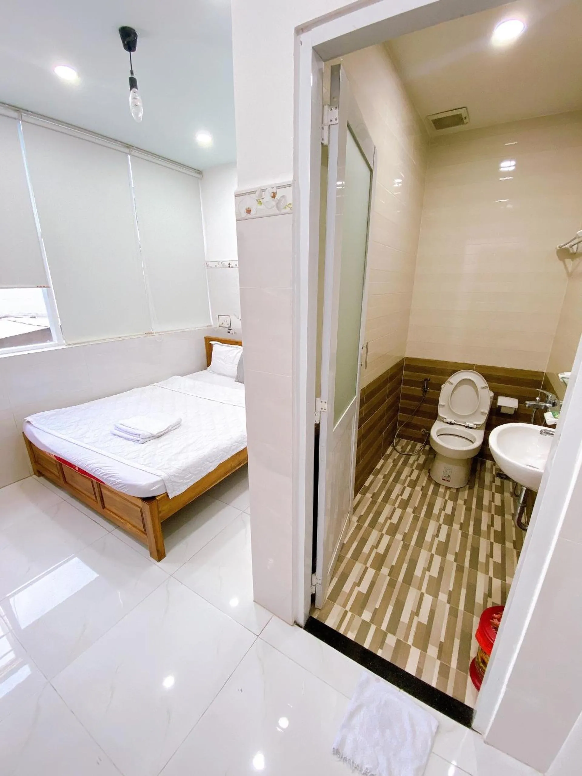 Bed in Hotel thanh vinh