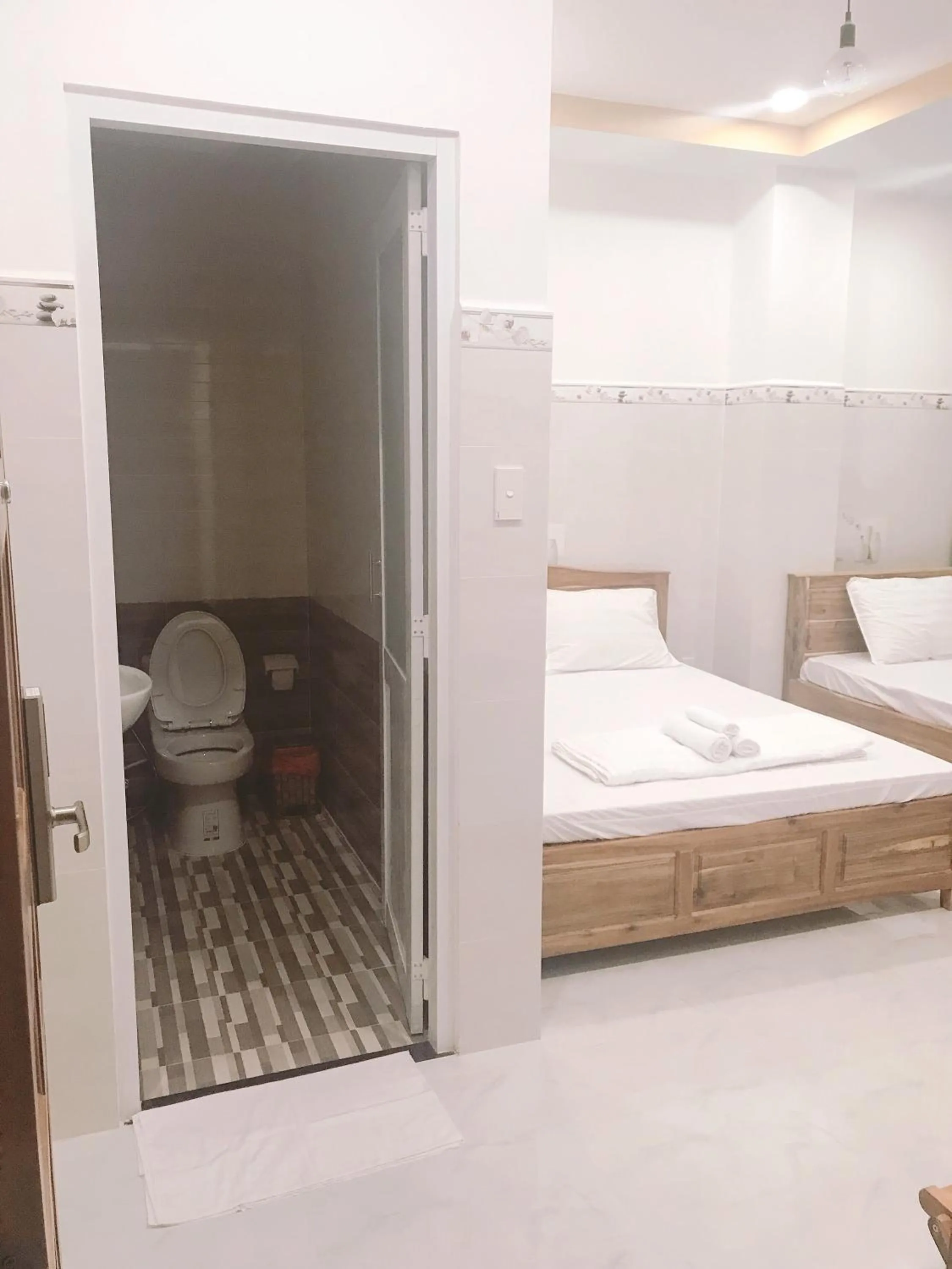 Bed in Hotel thanh vinh